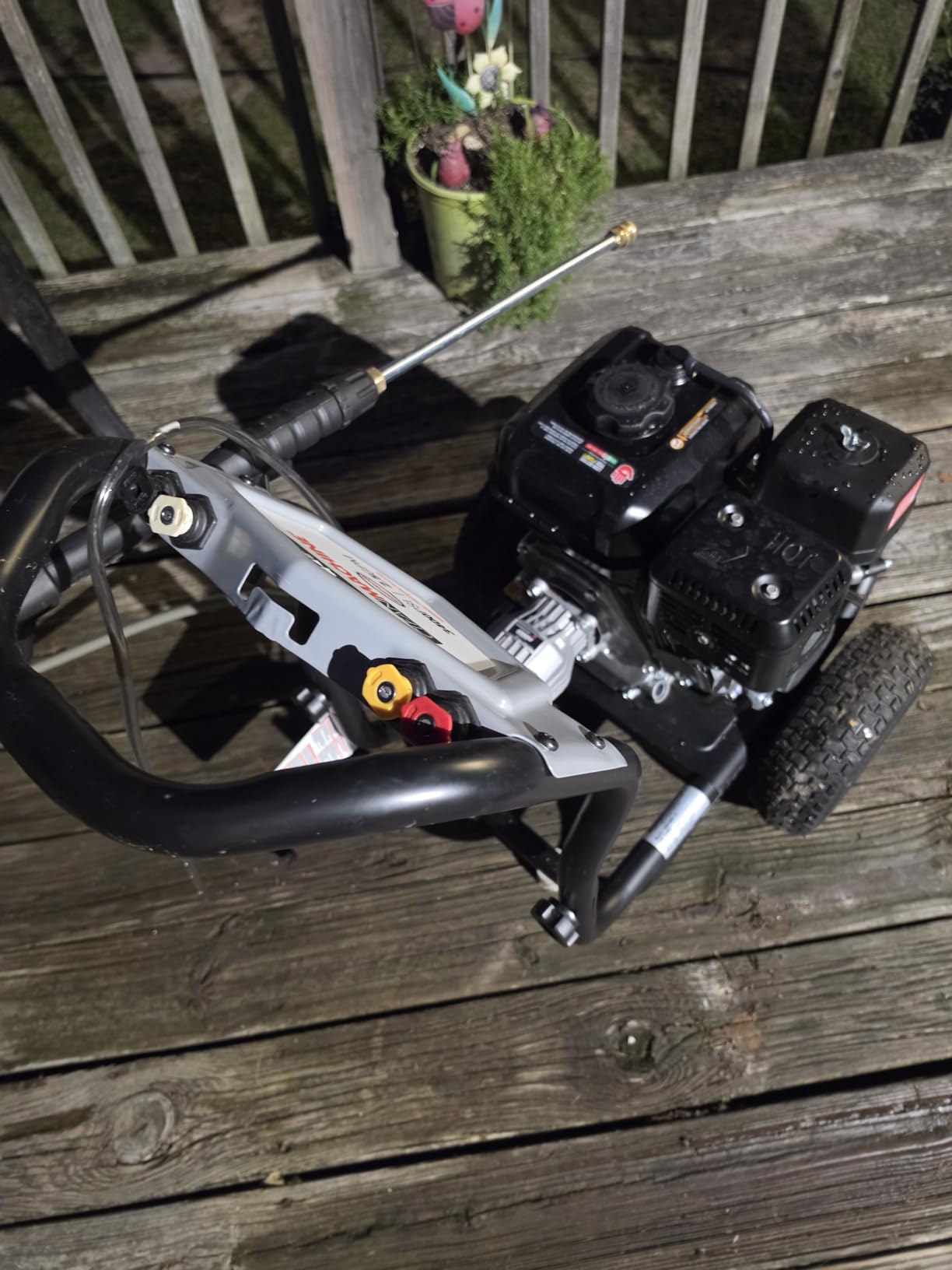 Simpson 3400 PSI Gas Pressure Washer, 2.5 GPM Residential Power Washer, Cold Water, 25 ft Hose, Clean Machine, 49-State Compliant (CM61083) customer photo 1