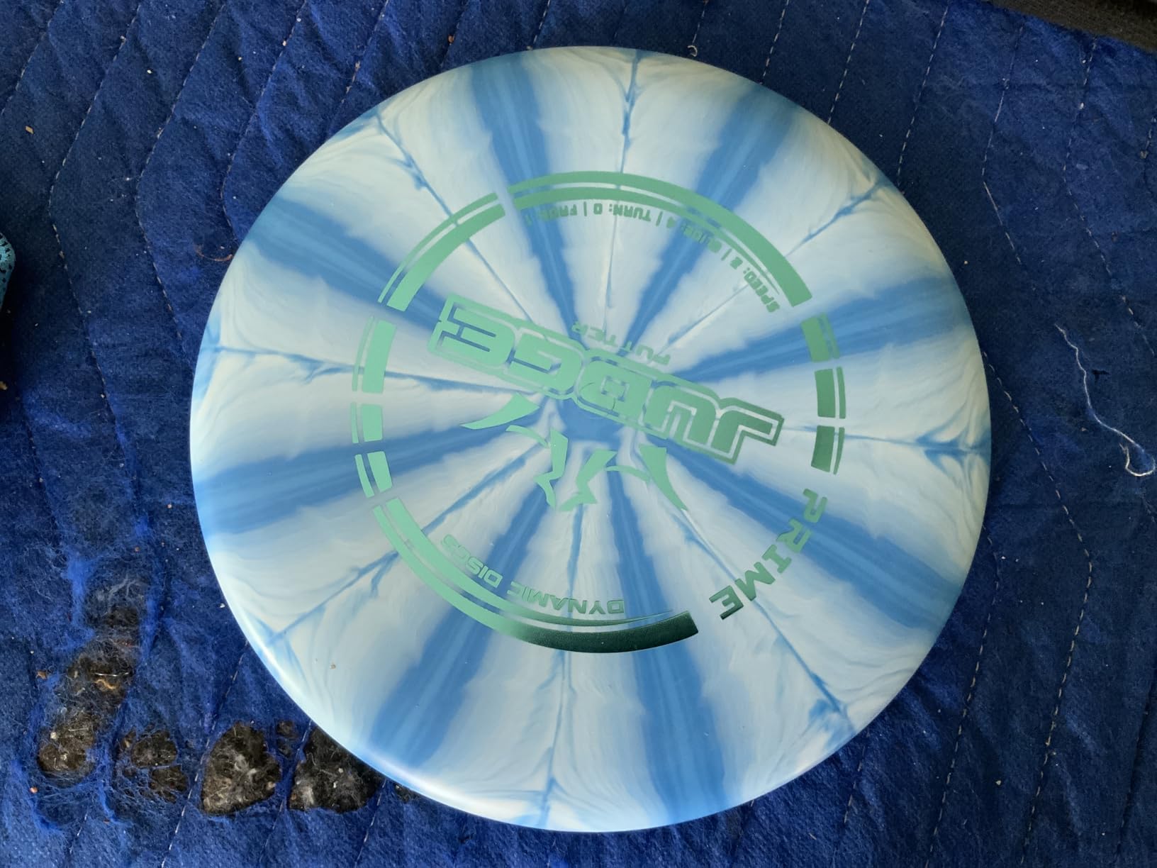 Dynamic Discs Prime Burst Judge Disc Golf Putter, Men and Women Frisbee Golf Putter, 170g Plus, Beaded Throwing Frisbee Golf Putter, Stable Disc Golf Flight, Stamp Color Will Vary, Blue customer photo 1