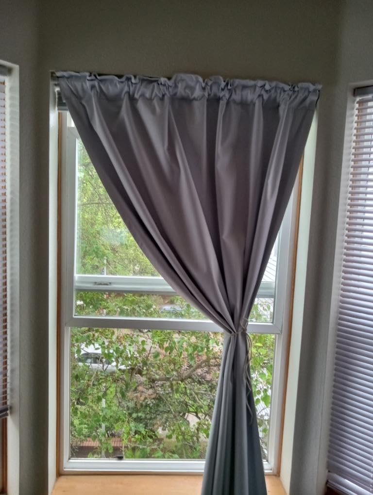 H.VERSAILTEX 100% Blackout Linen Curtains 84