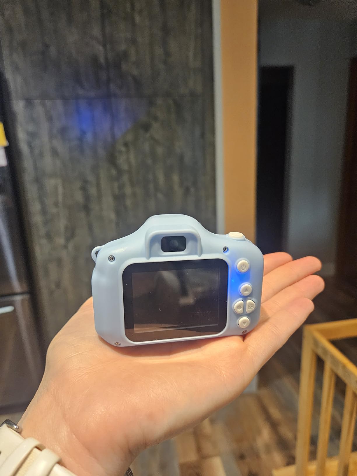 Dylanto Upgrade Kids Selfie Camera, Christmas Birthday Gifts for Boys Age 3-9, HD Digital Video Cameras for Toddler, Portable Toy for 3 4 5 6 7 8 Year Old Boy with 32GB SD Card-Navy Blue customer photo 2