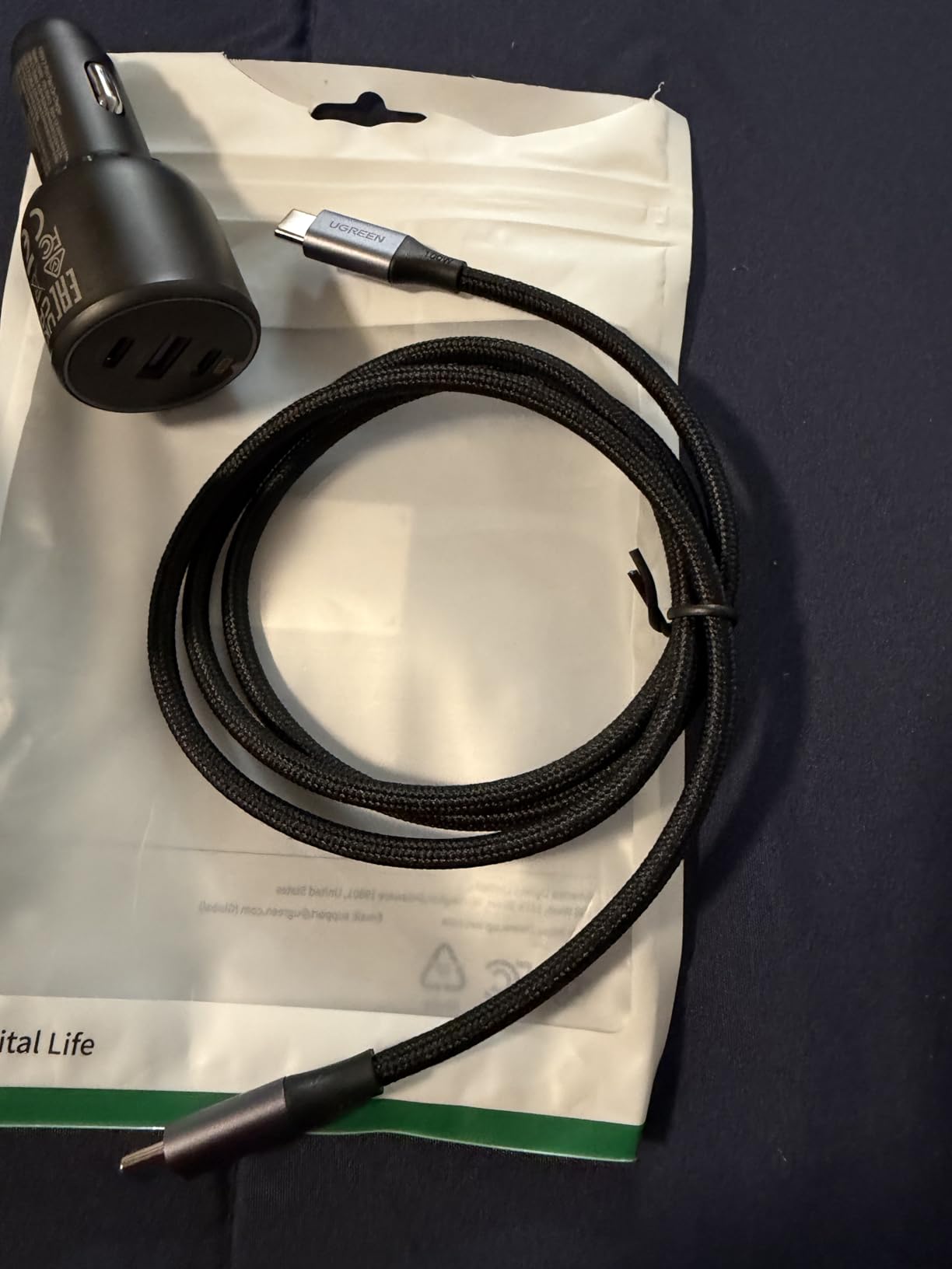 USB C to USB C Cable, 100W 2-Pack USB C Charger Cable for iPhone 17/16, MacBook Pro, iPad Pro, Samsung Galaxy S25/S24, Pixel, 6.6FT Black customer photo 2