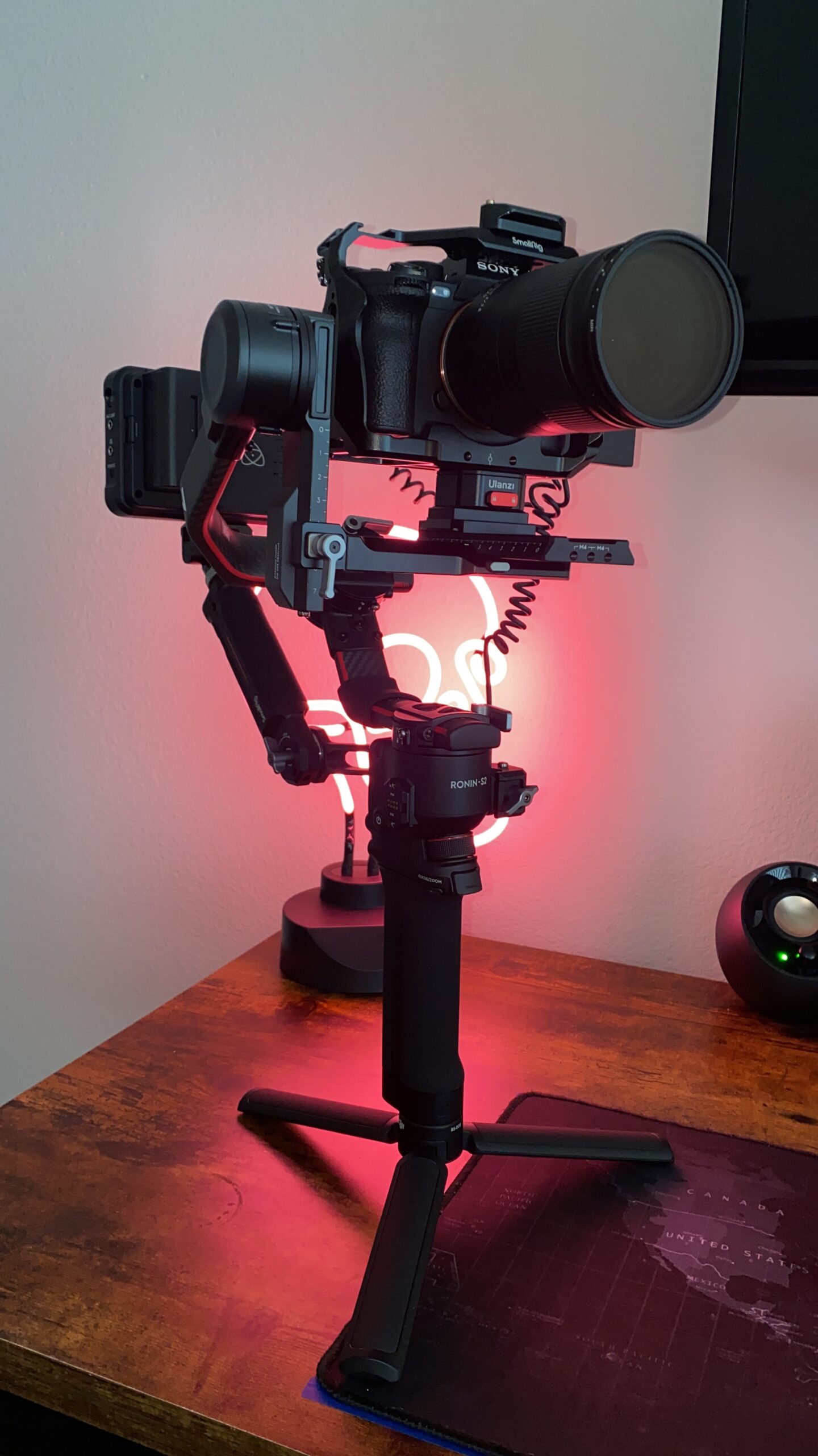 DJI RS 2, 3-Axis Gimbal Stabilizer for DSLR and Mirrorless Cameras, Nikon, Sony, Panasonic, Canon, Fuji, 10lbs Tested Payload, 1.4