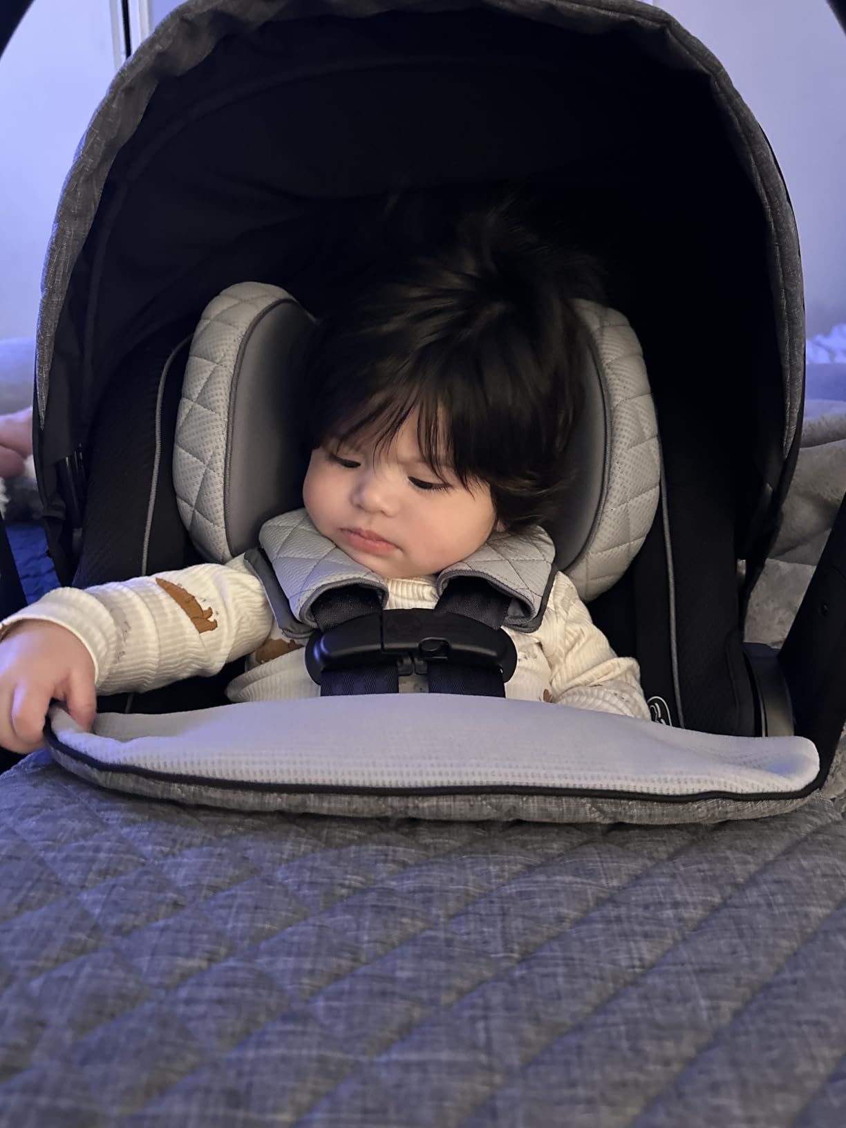 Graco SnugRide SnugFit Elite Infant Car Seat, Anti Rebound Bar for Extra Safety, SnugLock Easy Install, Premium softgood, All-Weather Boot, Nico customer photo 1