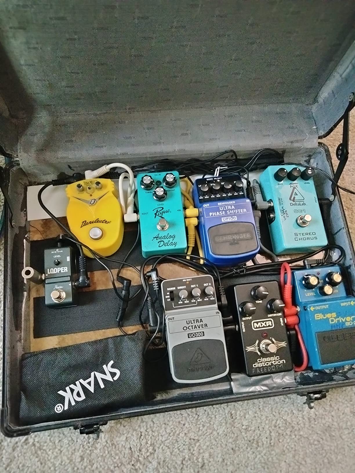Rowin Polyphonic Octave Guitar Effects Pedal Pure Octopus Digital Mini Single Effect for Electric Guitar and Bass with True Bypass 11 Different Octave Modes LEF-3806 customer photo 1