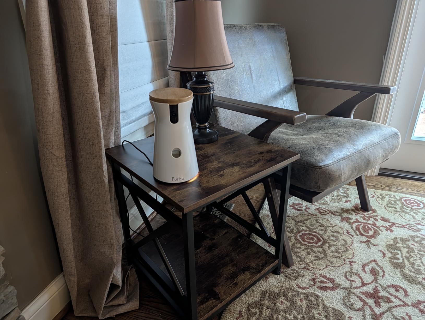 KSWIN Industrial End Table, 18