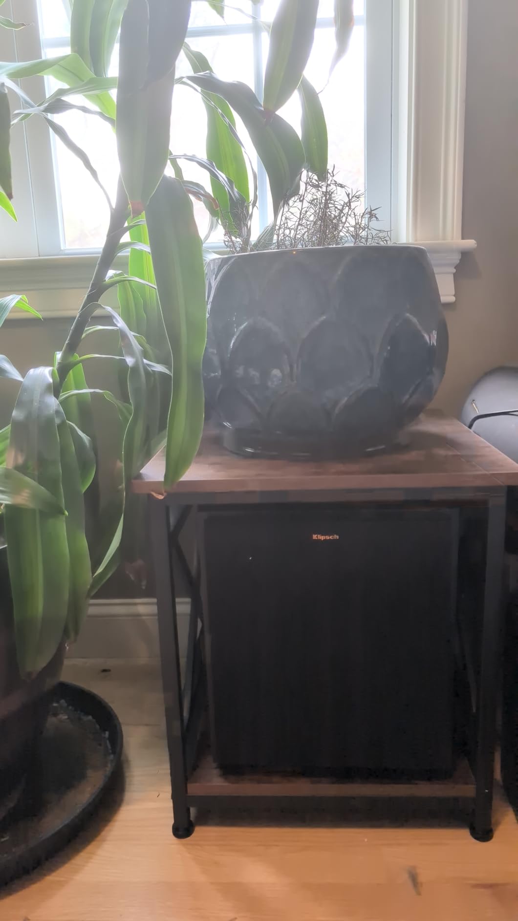 KSWIN Industrial End Table, 18