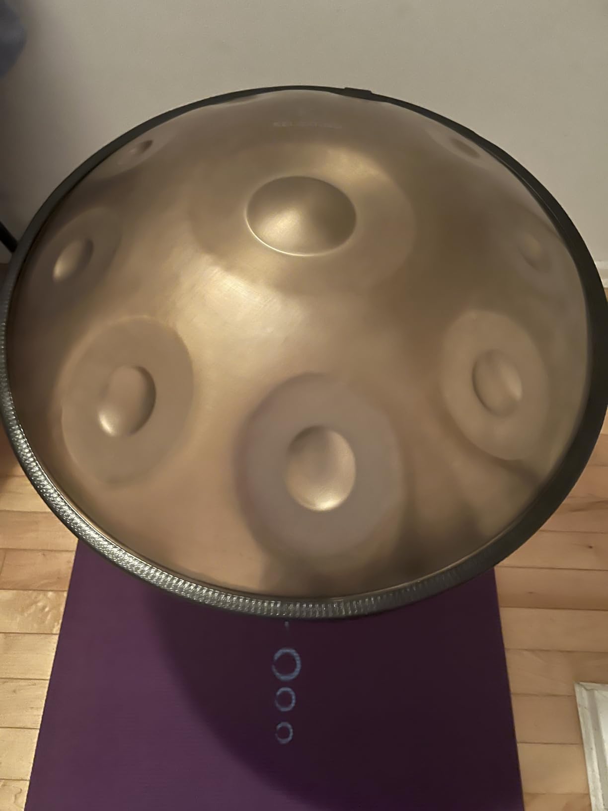 Handpan-Classic 10 Notes Black Print Hand Pan, Premium 432HZ 22 Inches D Minor Steel Handpan Drum Set, Adult's Music Steel Pan Instrument customer photo 1