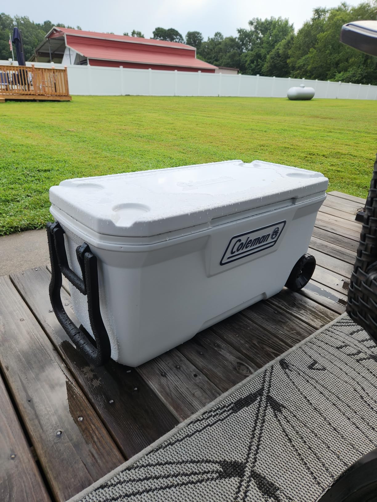 Coleman Marine Cooler with Fully Insulated UV Guard Lid & Body, Keeps Ice for 3+ Days, 52qt customer photo 2