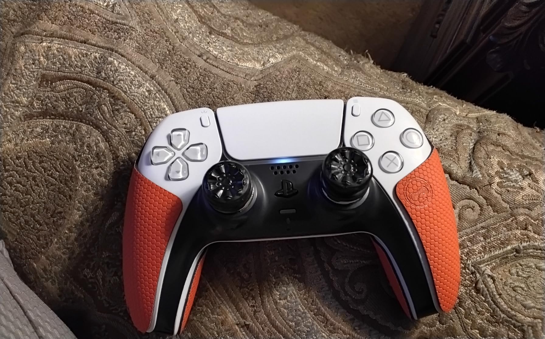 KontrolFreek Performance Grips for PlayStation 5 (PS5) Controller (Nightfall Black) customer photo 2