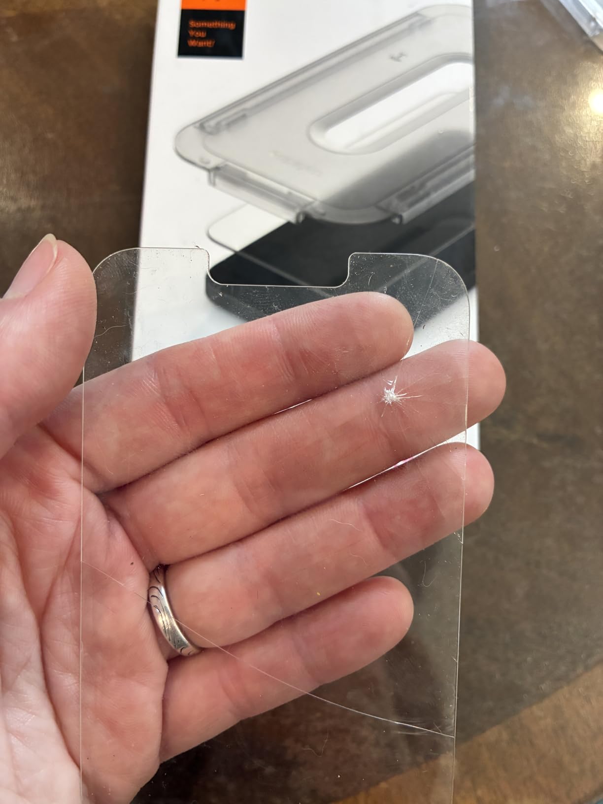Spigen Tempered Glass Screen Protector [GlasTR EZ FIT] designed for iPhone 17e / iPhone 16e / iPhone 14 / iPhone 13 Pro/iPhone 13 [2 Pack] customer photo 1