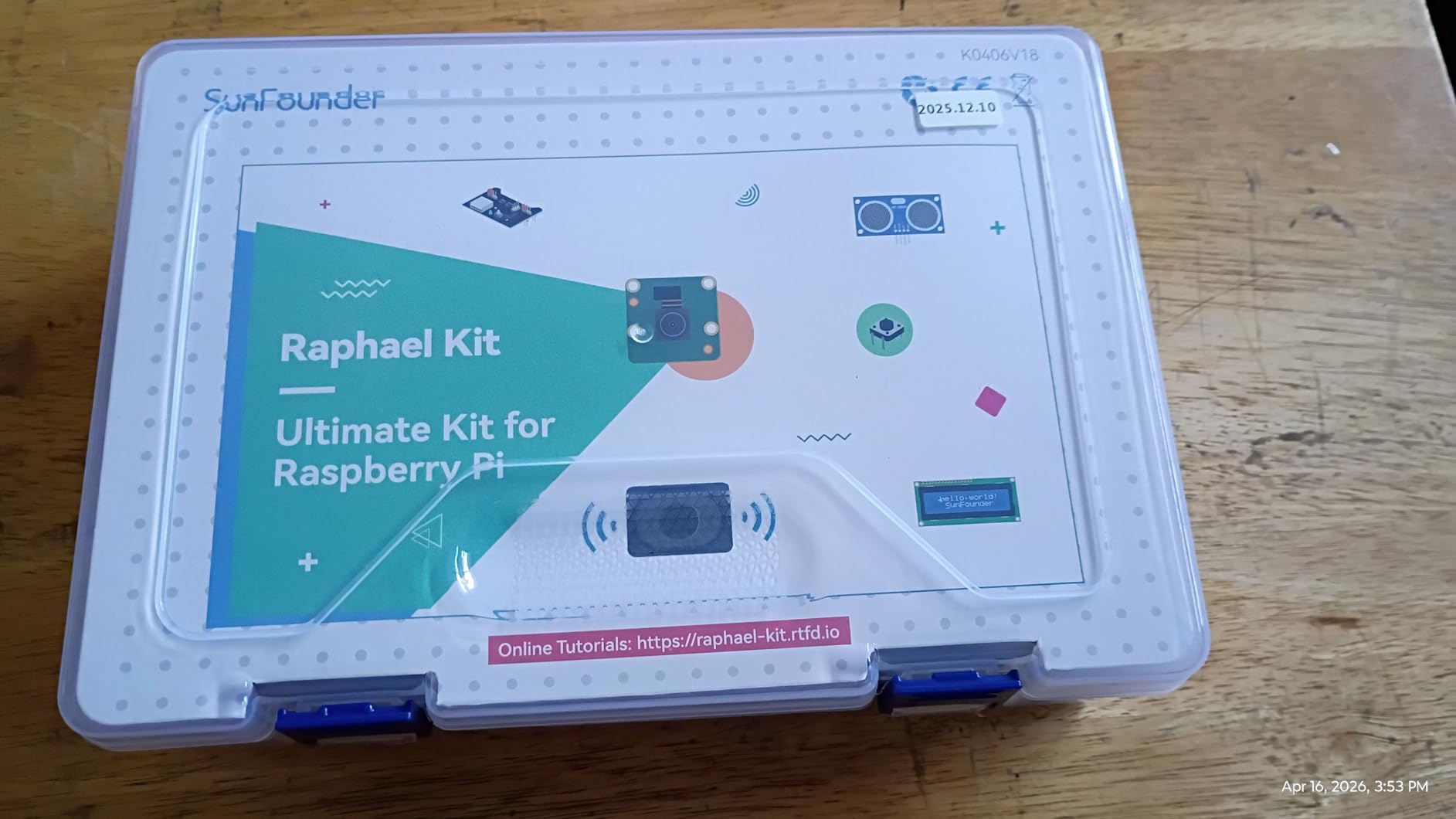 SunFounder Raphael Ultimate Starter Kit for Raspberry Pi 5 4 B 3B B+ 400, Zero 2 W, RoHS Compliant, Python, C Java, Online Tutorials & Video Courses customer photo 1