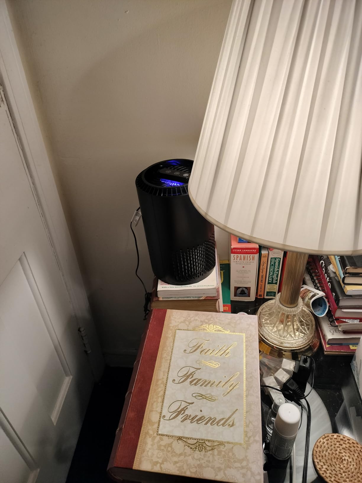 AROEVE Air Purifiers for Bedroom with Sleep Mode Speed Control-MK01A(White) customer photo 1