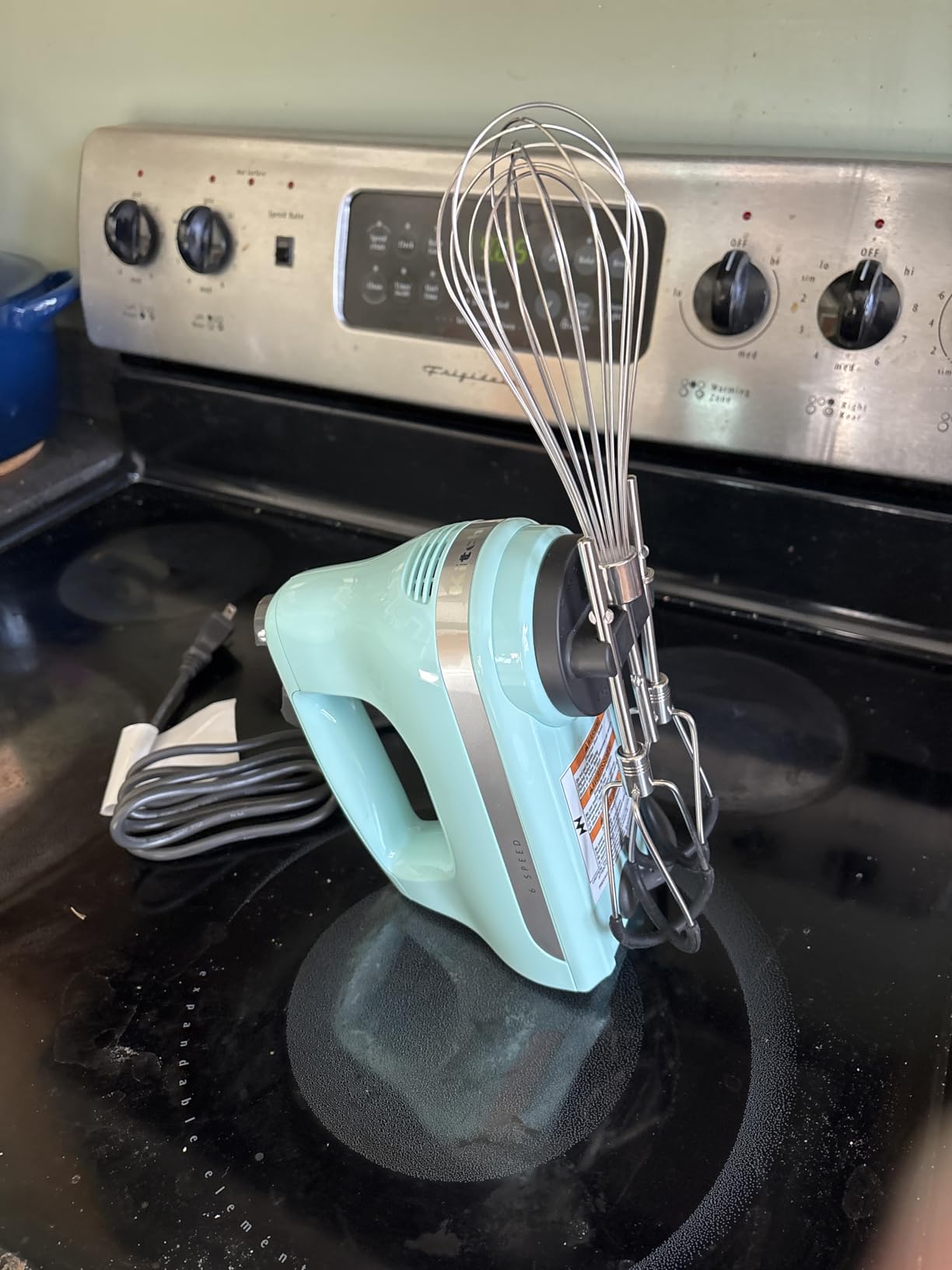 KitchenAid 6-Speed Hand Mixer with Flex Edge Beaters - KHM6118 customer photo 1