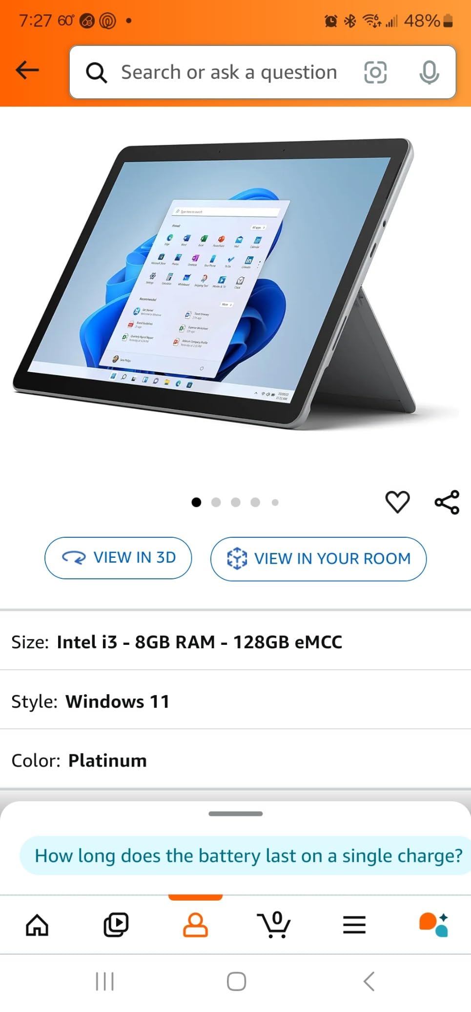 Microsoft Surface Go 3 - 10.5