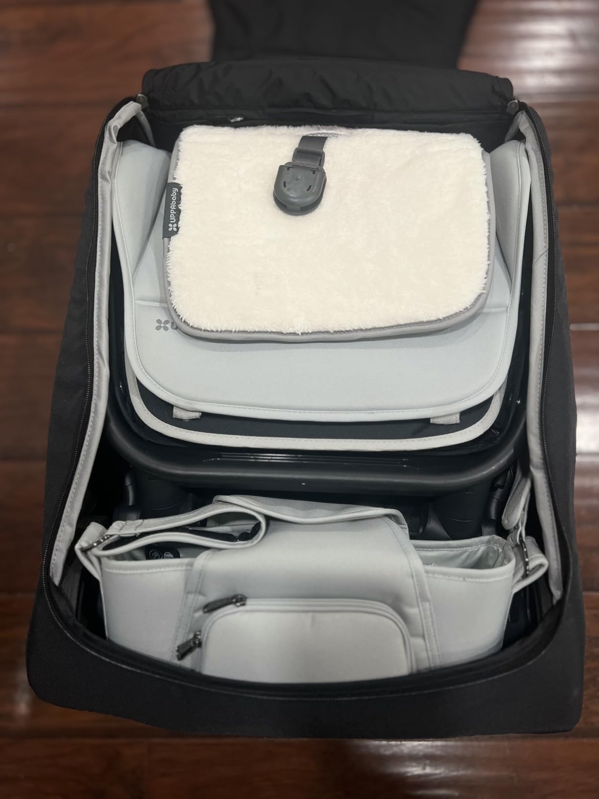 UPPAbaby Travel Bag for all Minu Stroller Models - Backpack Style with Inner Wheel Bag + Storage Pocket - Durable Design with TravelSafe Protection customer photo 1