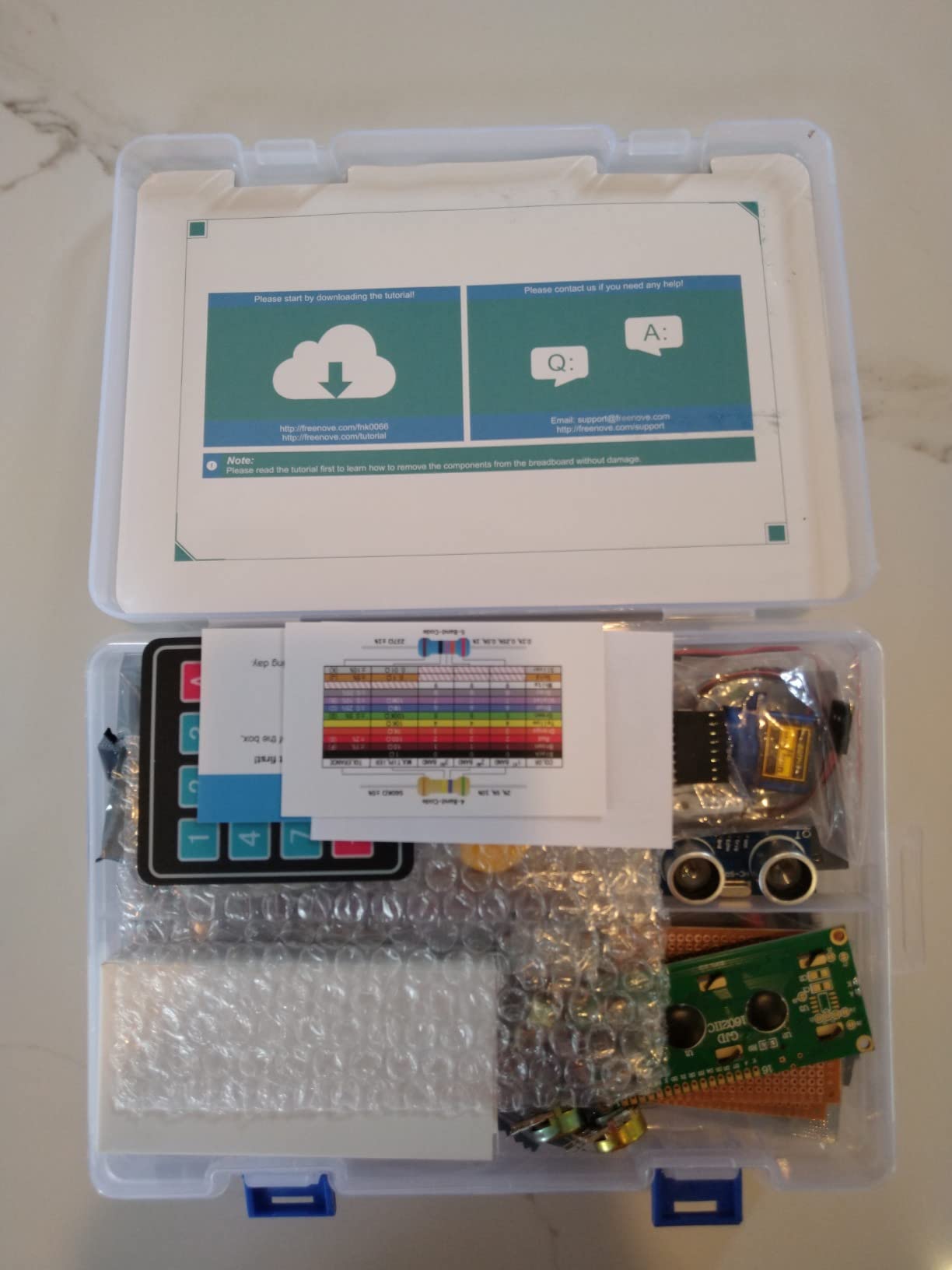 Complete Starter Kit for Raspberry Pi 5 4 B 3 B+ 500 Zero 2 W, 1170-Page Tutorial, 386 Items, 164 Projects, Camera Speaker (Raspberry Pi NOT Included) customer photo 2