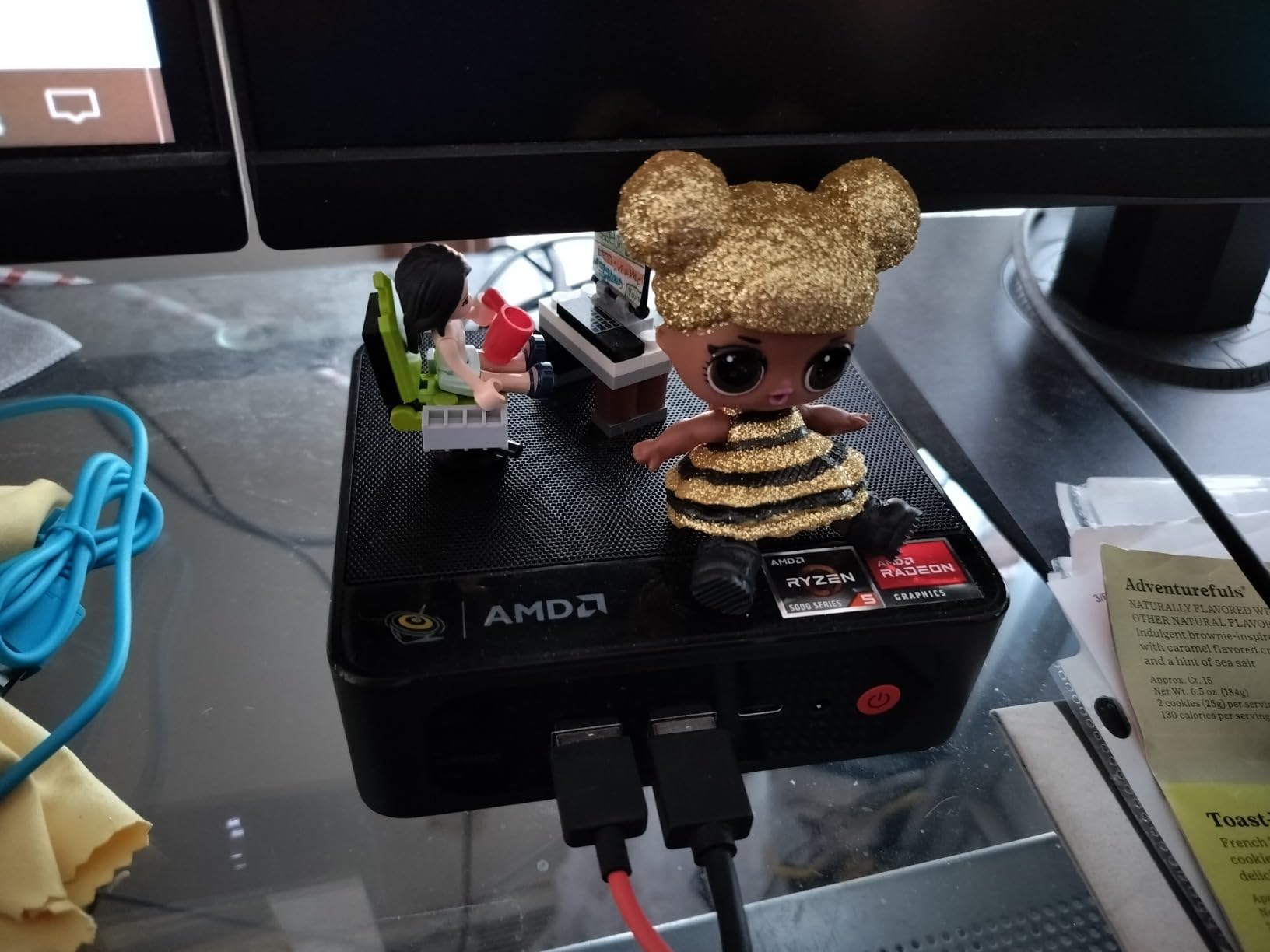 Beelink SER3 Mini PC, AMD Ryzen 3 3200U(up to 3.5GHz), 16GB DDR4 RAM 500GB SSD, 4K@60Hz Dual HDMI Display WiFi6/BT5.2/W-11 Pro customer photo 1