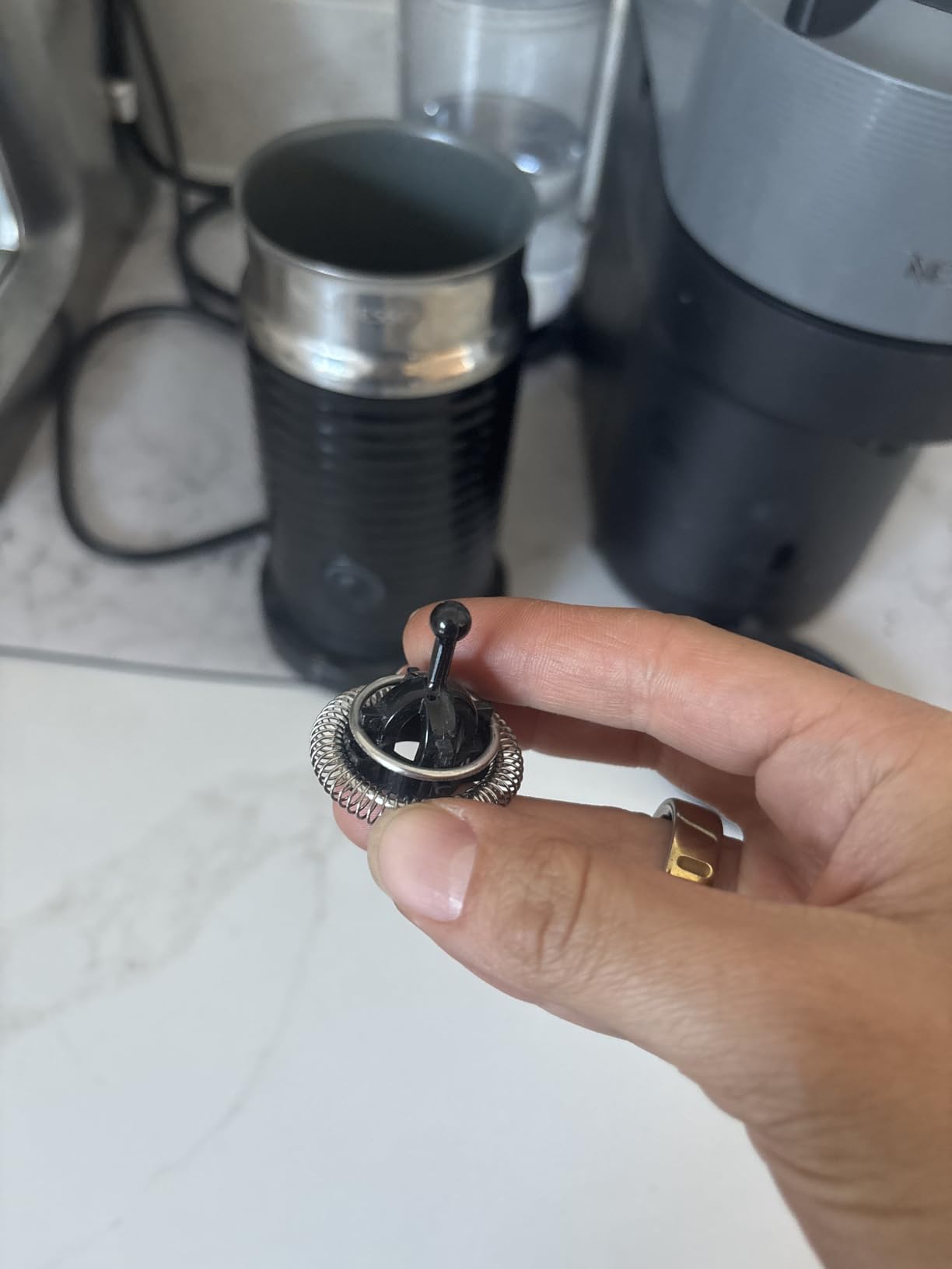Whisks Compatible with Nespresso Aeroccino 3/4/Plus Milk Frother Replacement, 2 Pack customer photo 1