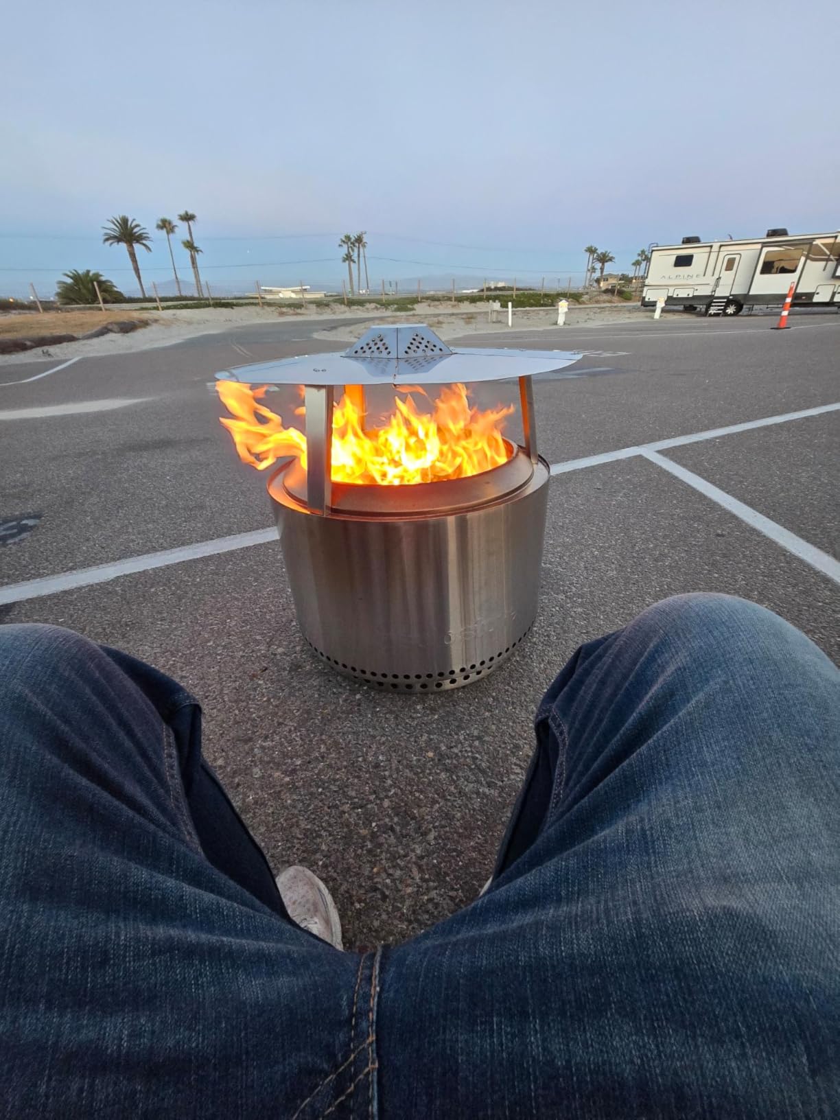Solo Stove Yukon 27 Inch Smokeless Fire Pit with Removable Ash Pan - Wood Burning Portable Stainless Steel Outdoor Fireplace, Stainless Steel, Ideal for 6 or More People, 38 lbs customer photo 1