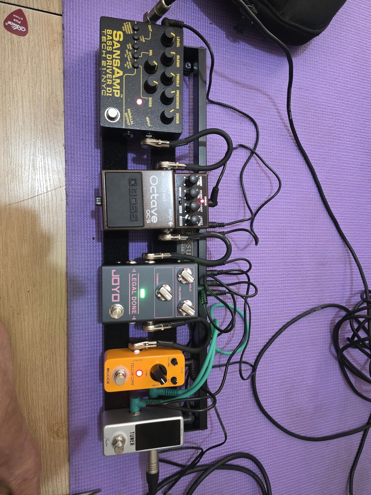 MOOER Yellow Comp Mini Portable Compression Pedal, True Bypass customer photo 1