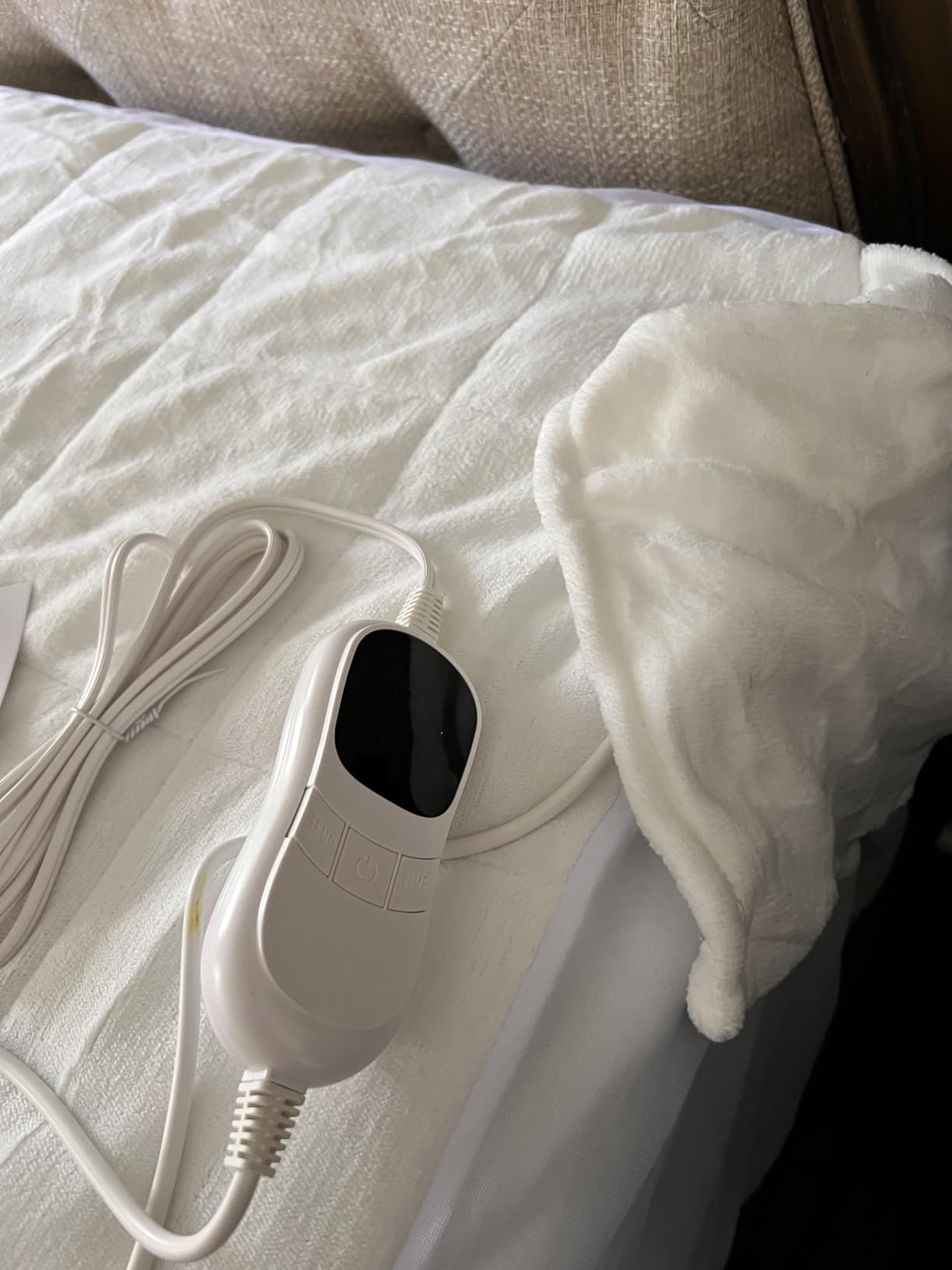 Homemate Heated Mattress Pad California King Size, 5 Heated Setting Coral Fleece Electric Mattress Pad King, Bed Warmer with Dual Controller & Auto Off 10 Hours, Fit Up to 21 Inch, 84