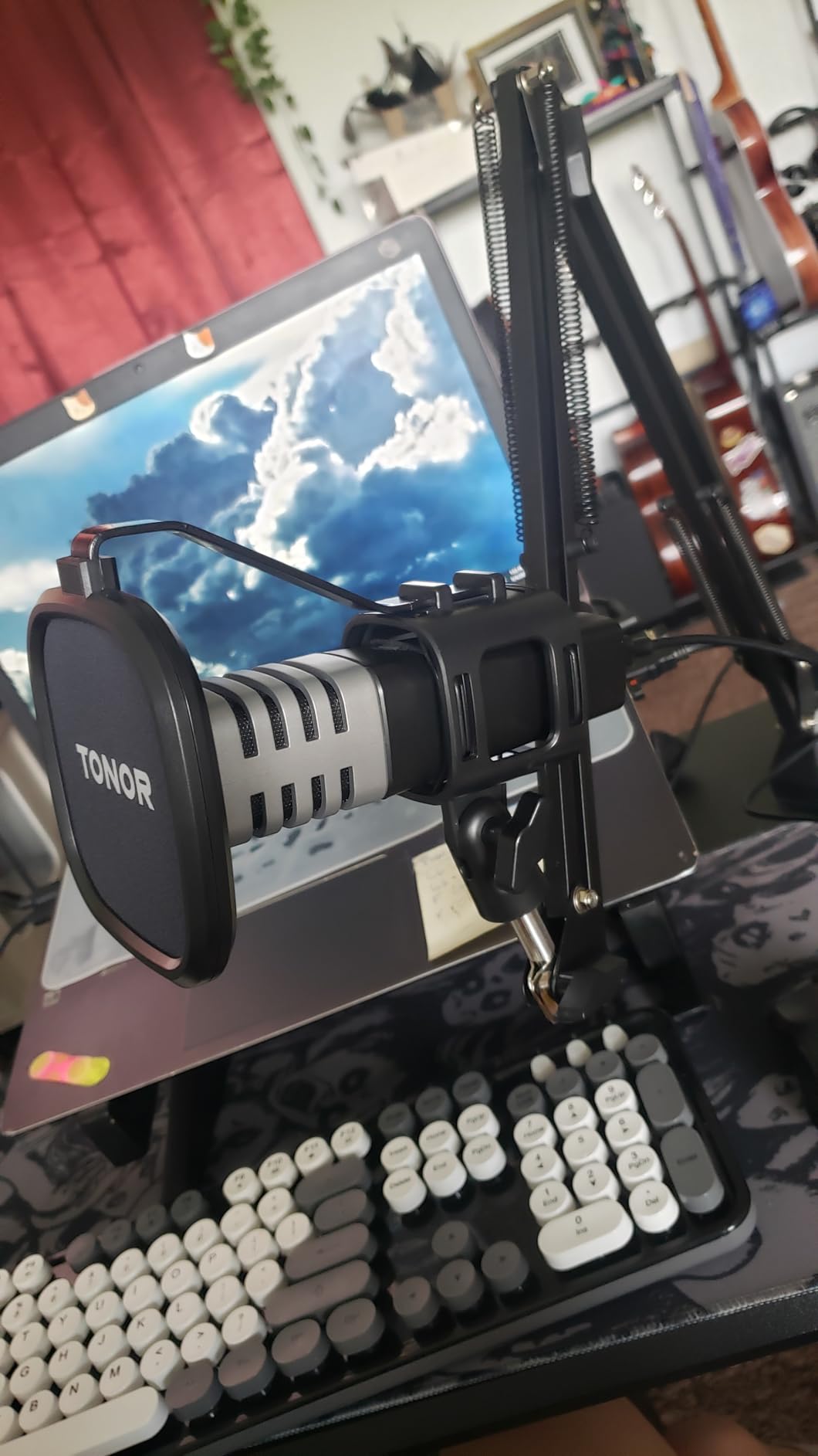 TONOR USB Microphone Kit, PC Podcast Recording Cardioid Condenser Computer Mic Set for Gaming, Streaming, Singing, Voice Over, YouTube, Studio Mic Bundle with Adjustable Arm Stand, TC30+ customer photo 1