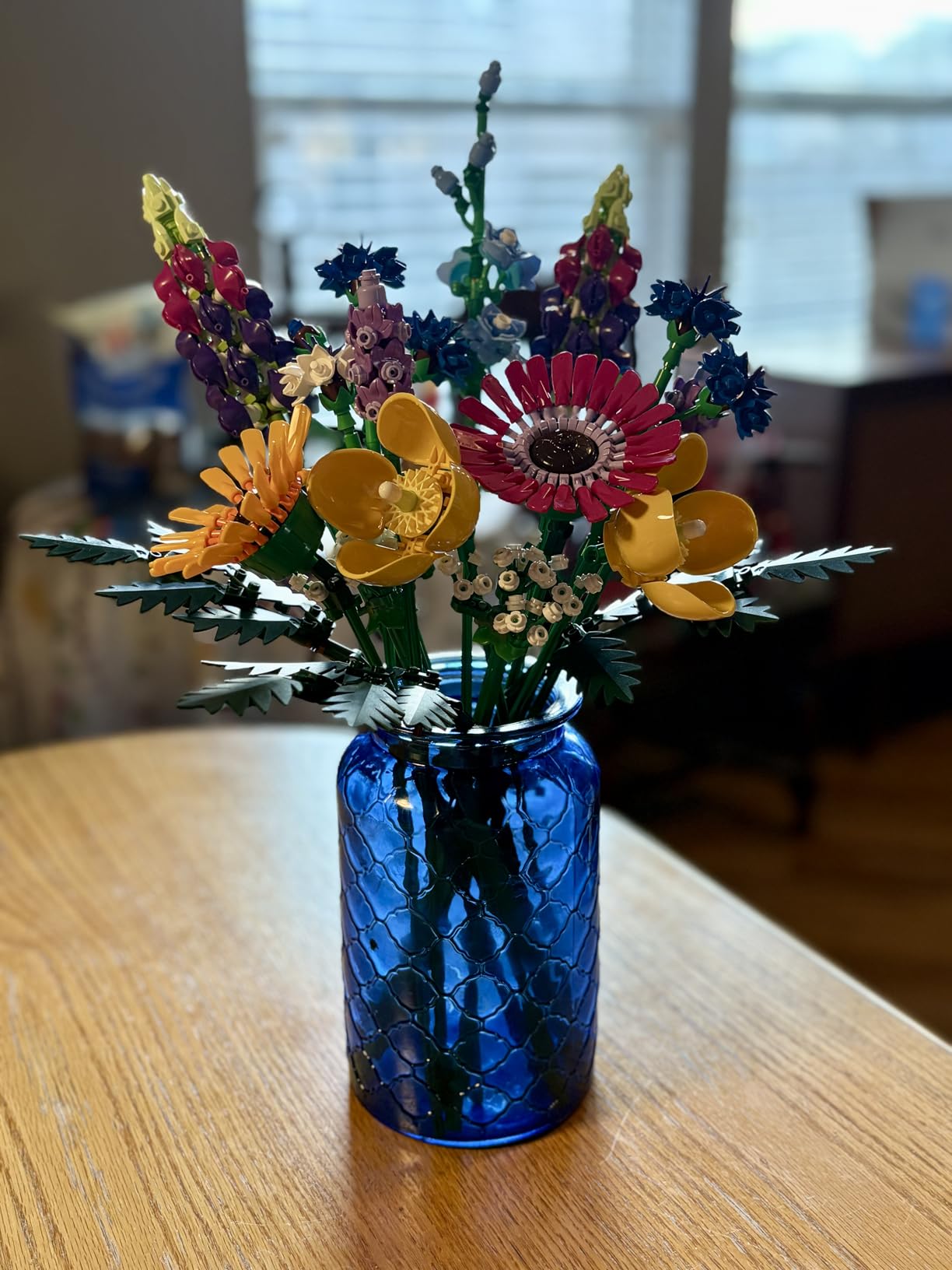 LEGO Botanicals Artificial Wildflower Bouquet - Fake Indoor Flowers Building Set for Home, Kitchen, Desk Decoration, Adults Ages 18+ - Gift for Birthdays - 10313 customer photo 1