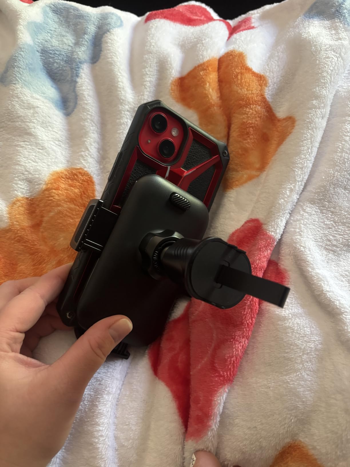 Lamicall 2026 Wider Clamp & Metal Hook Car Phone Holder Vent, Thick Cases Friendly, Phone Holders for Your Car Mount, Automobile Hands Free Accessories for iPhone 16 15 14 13 Pro Max customer photo 2