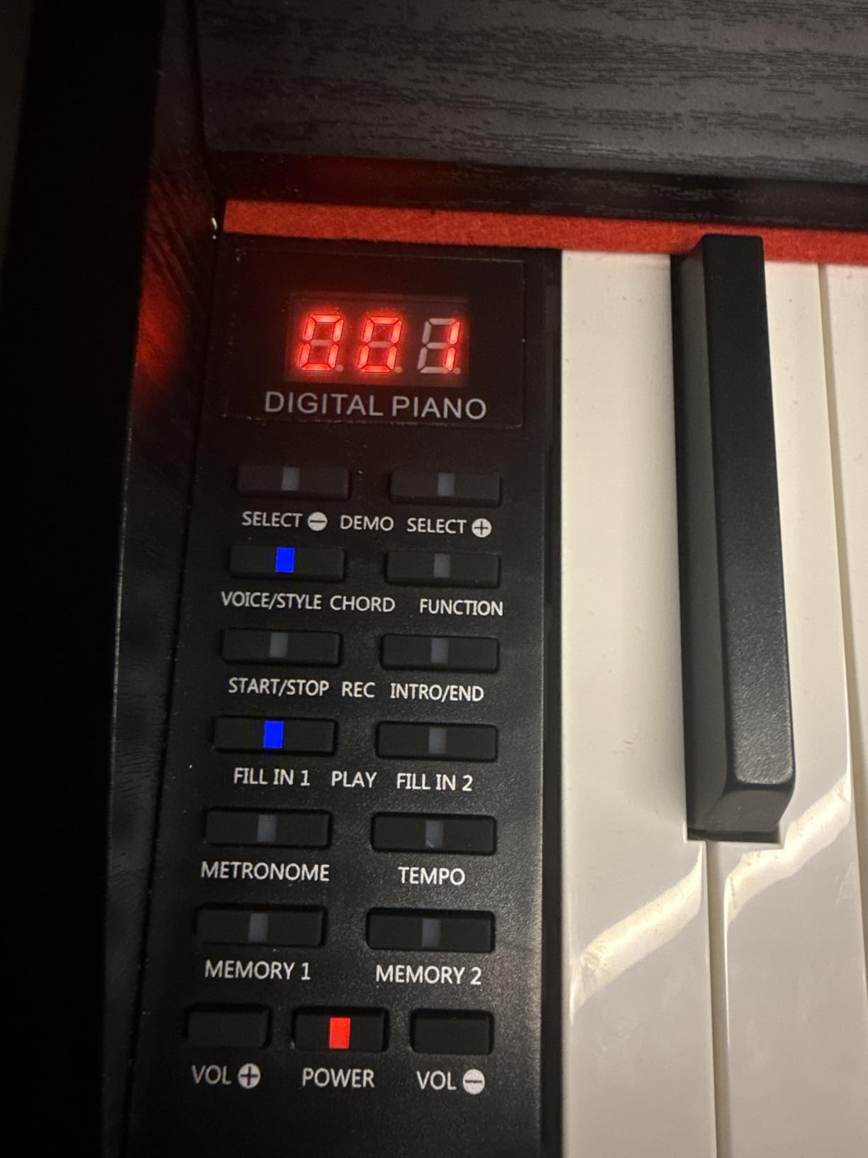 AODSK 88-Key Weighted Keyboard Piano, Hammer Action Digital Piano with Speakers, Furniture Stand and Triple Pedals, Piano Keyboard 88 Keys Beginner's Course - Support Headphones, Piano Lessons, B-83S customer photo 2