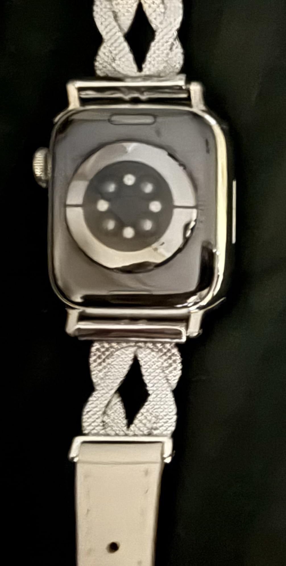 Apple Watch Series 8 [GPS + Cellular, 41mm] - Midnight Aluminum Case with Midnight Sport Band, M/L (Renewed) customer photo 2