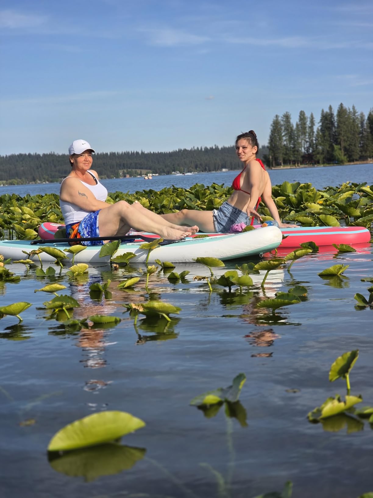 FEATH-R-LITE Inflatable Ultra-Light 10'x30''/10'6''x33'' Stand Up Paddle Board for All Skill Levels with Premium SUP Paddleboard Accessories, Non-Slip Comfort Deck for Youth & Adults customer photo 2