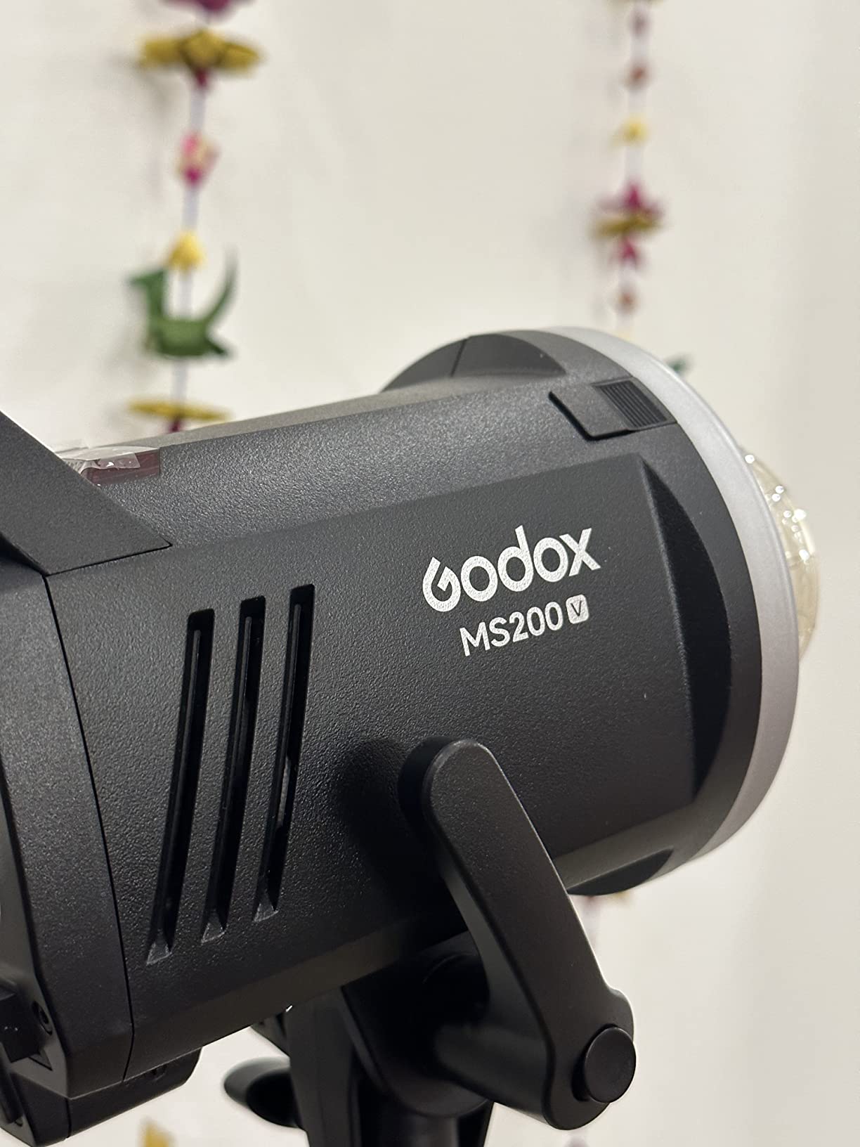 Godox MS200V MS200-V Studio Strobe Flash Light, 200W 110V 2.4G Compact Photography Flash, 10W LED Modeling Lamp, Bowens Mount Monolight for Wedding, Portrait, Product, Studio Shooting customer photo 1