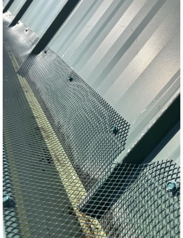 Aluminum Gutter Guard 5 Inch x 50 Feet Roll, Aluminum Leaf Filter Gutter Protection, Leaf Guard Protects from Branches, Leaves, Debris, Easy Install, Does Not Rust customer photo 2