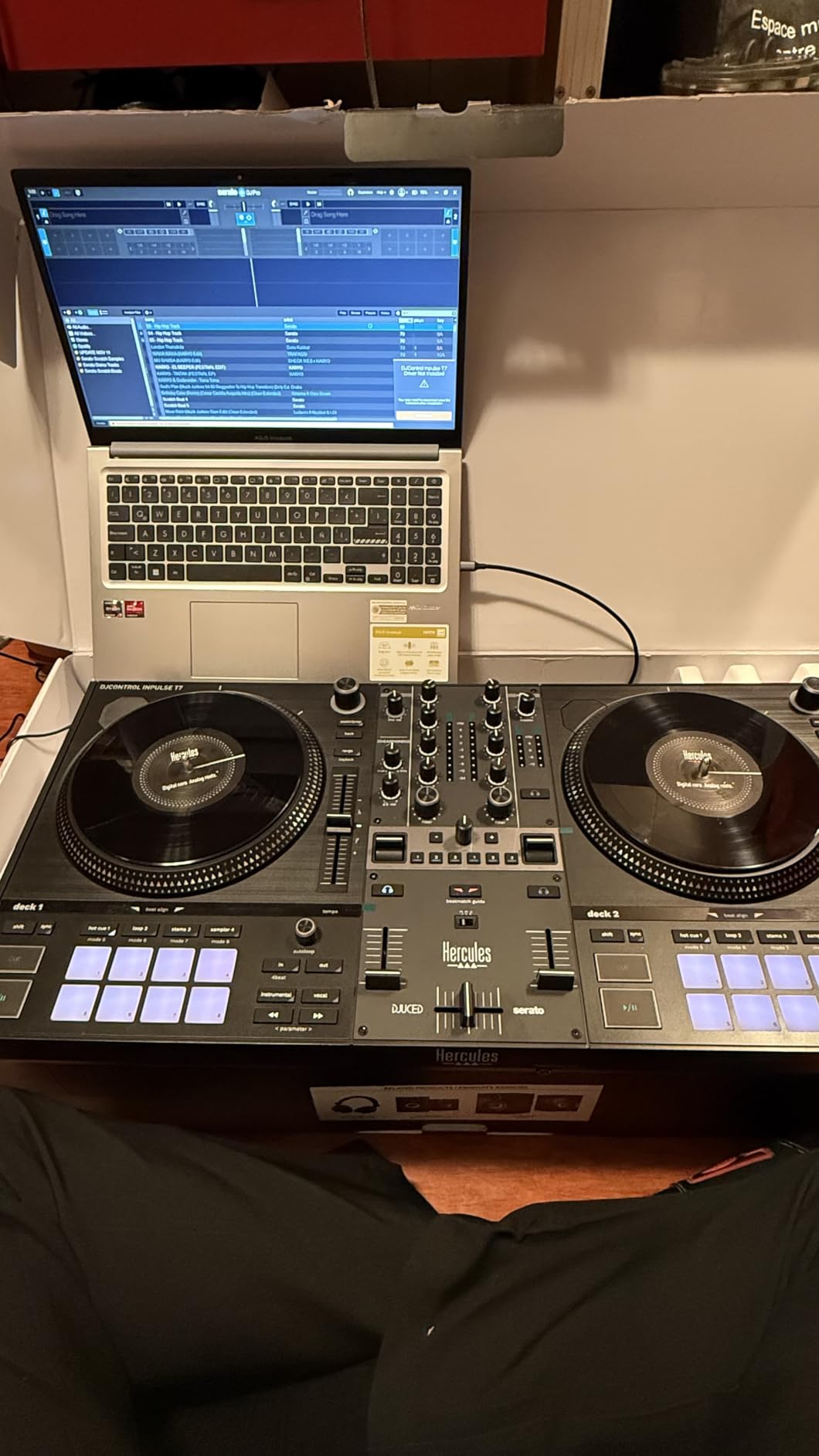 Hercules DJControl Inpulse T7, 2 Deck Motorized DJ Controller with built in STEMS Control, Serato DJ and DJUCED included customer photo 2