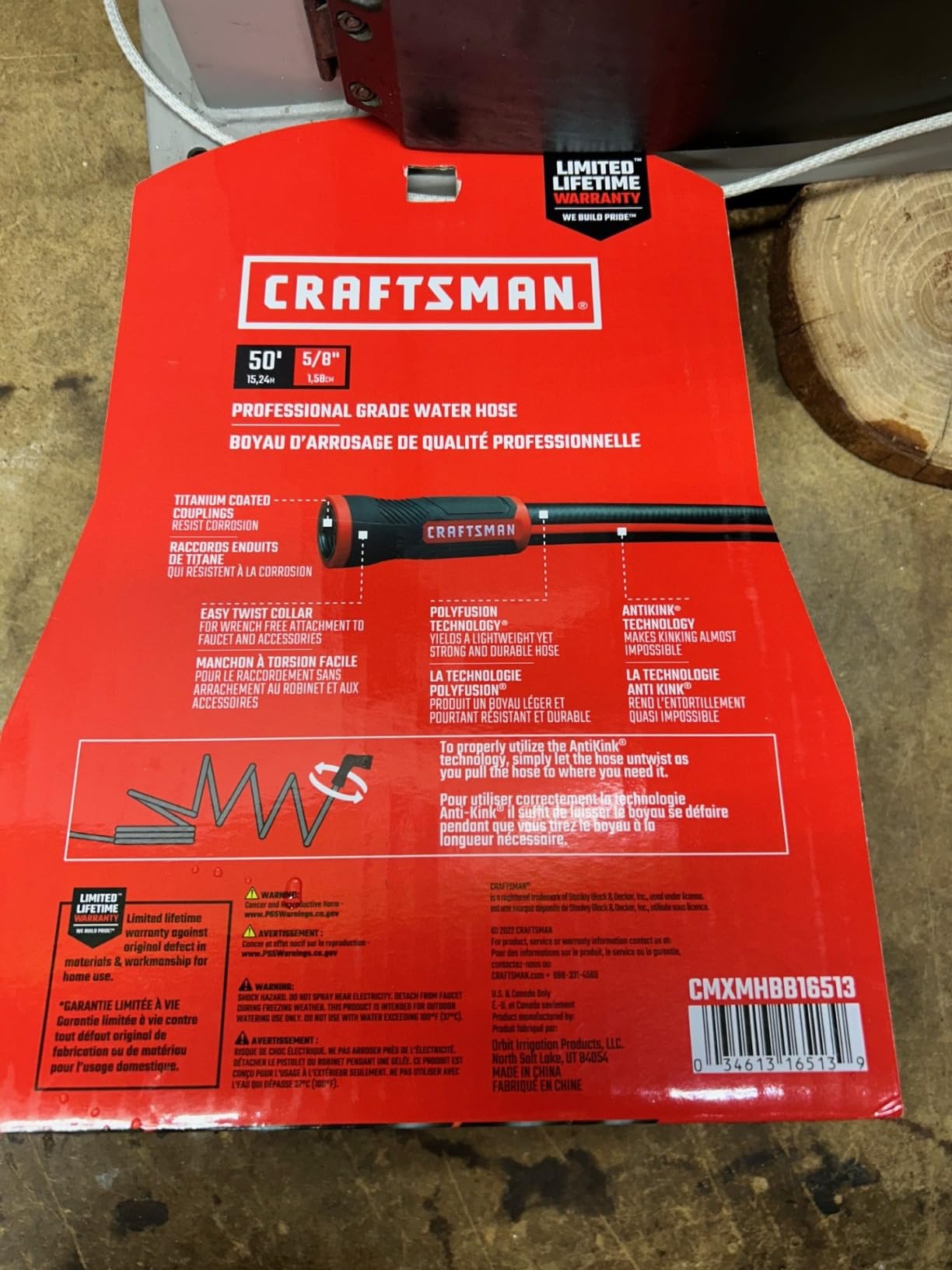 Craftsman Heavy Duty Professional Grade Garden Hose, 50 Feet x 5/8 Inch customer photo 1
