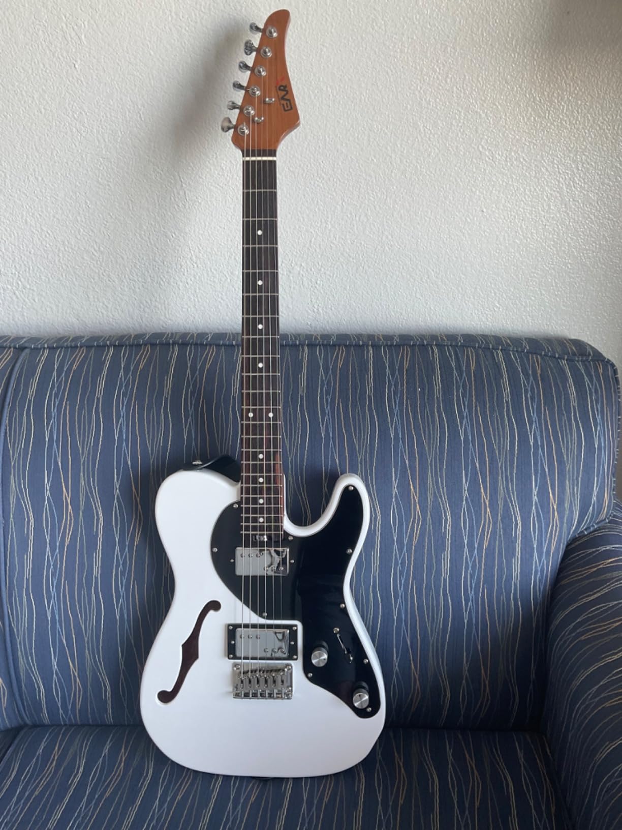 EART E-TT72 6 String Semi-Hollow-Body Electric Guitar Versatile Playability, Powerful Humbucker Pickups Fixed Bridge Guitars customer photo 1