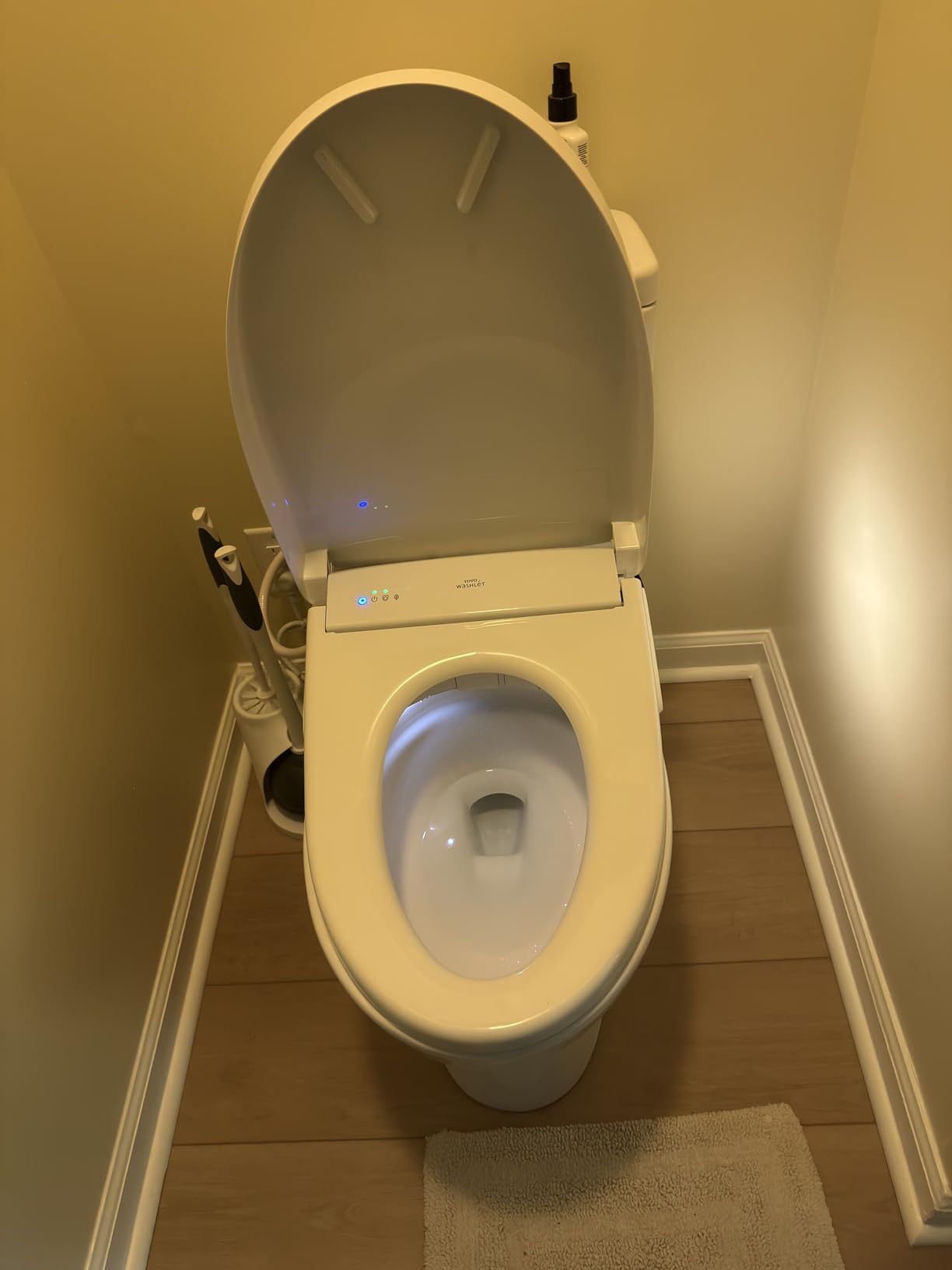 TOTO WASHLET+ S7A Electronic Bidet Toilet Seat with EWATER+ Bowl and Wand Cleaning, Auto Open and Close Contemporary Lid, Elongated, Cotton White - SW4736AT40#01 customer photo 1