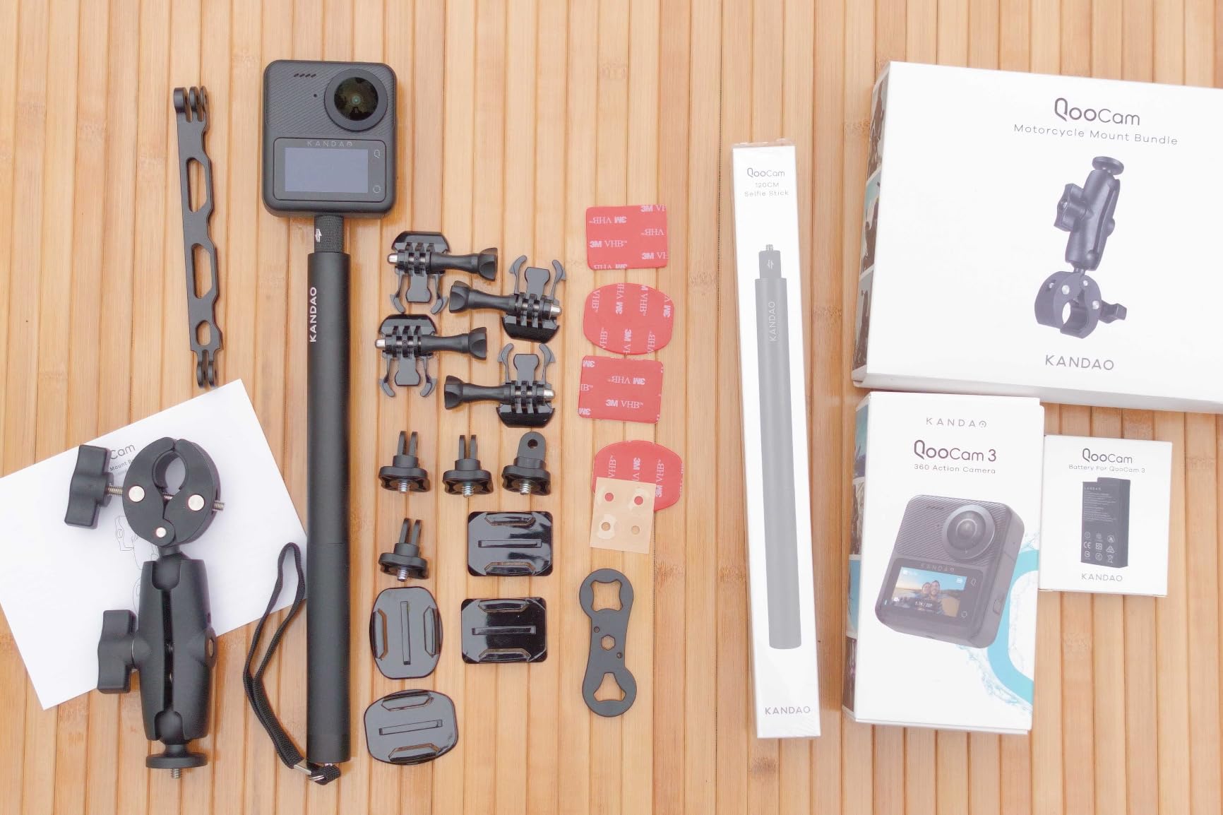 QooCam 3 Action Camera with Dual 1/1.55