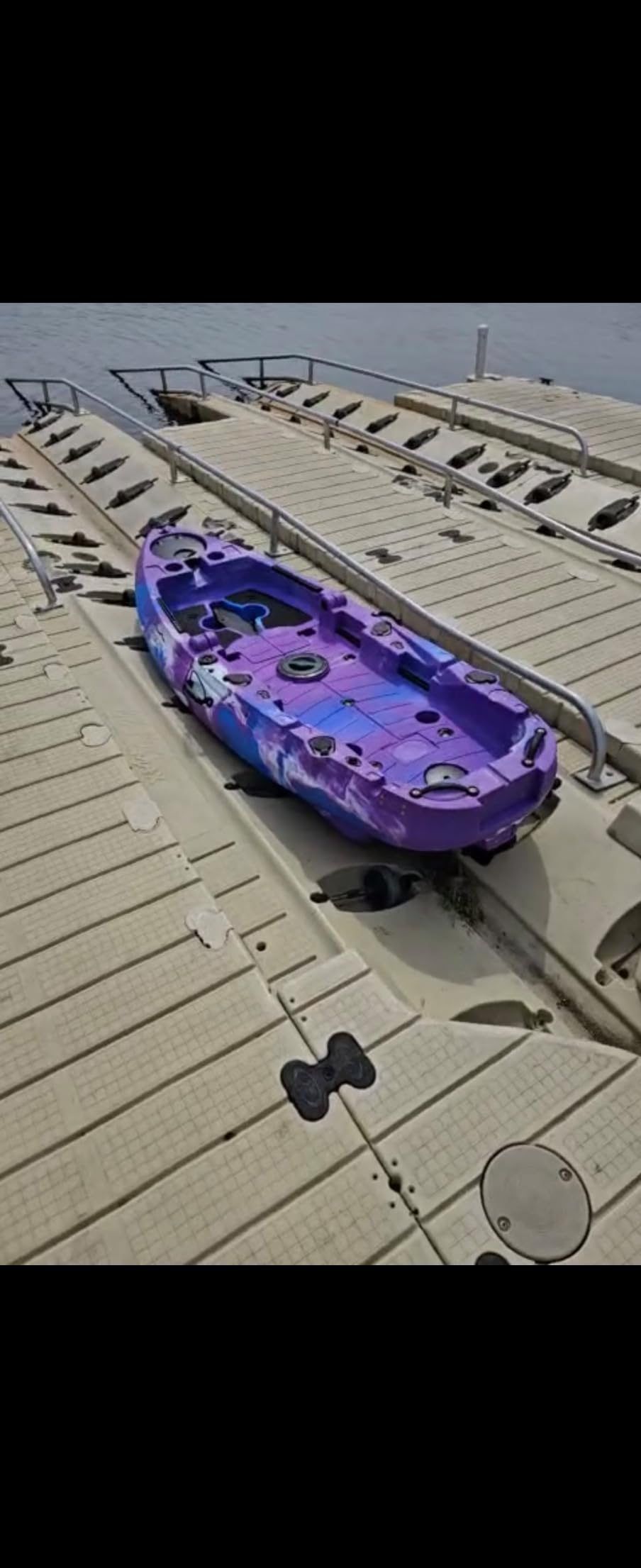 Brooklyn 8.0 Foldable Pedal Fishing Kayak by BKC, Compact Sit-on-Top Single Kayak with Pedal Drive, Sturdy Aluminum Seat, Rudder Steering, Storage customer photo 2