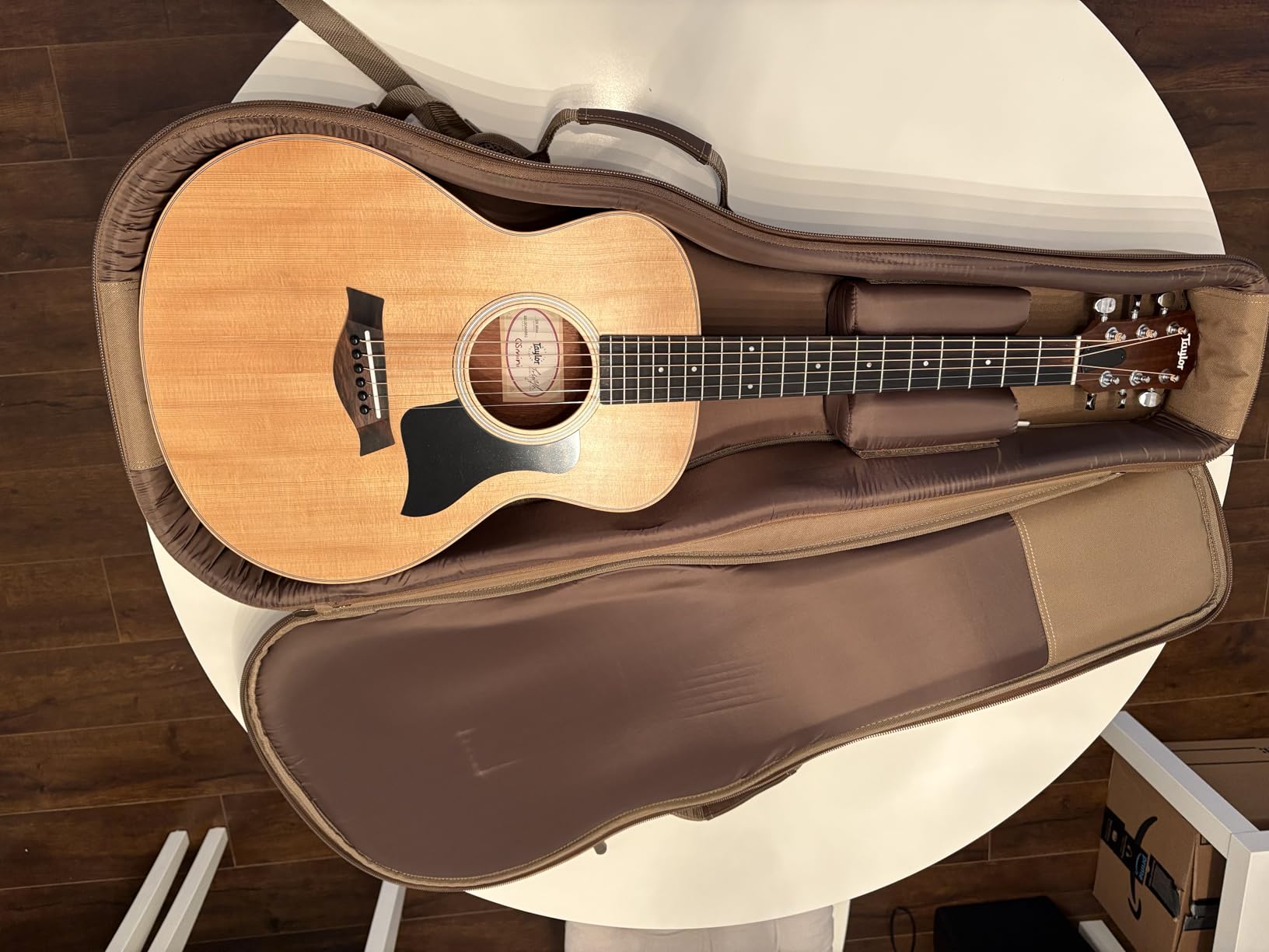 Taylor GS Mini Sapele Acoustic Guitar - Natural with Black Pickguard customer photo 2