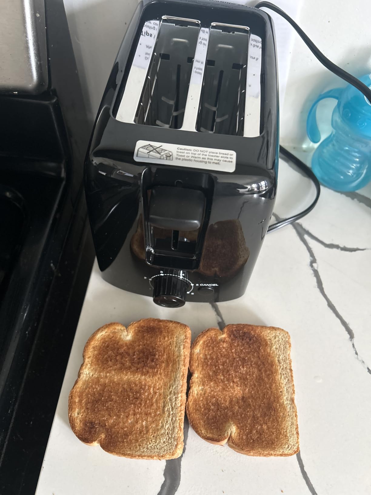 Elite Gourmet 2-Slice Cool Touch Toaster - 6 Browning Levels, Extra Wide 1.25