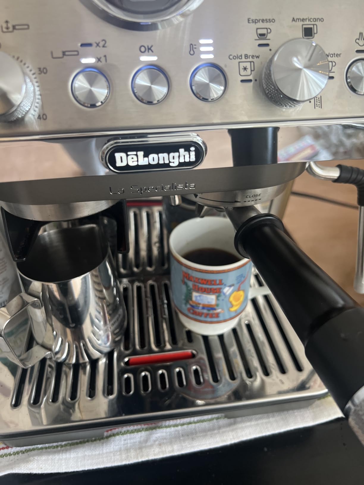De'Longhi La Specialista Arte Evo Espresso Machine - Compact Cold Brew Coffee Maker with Grinder, Milk Steam Wand/Frother customer photo 1