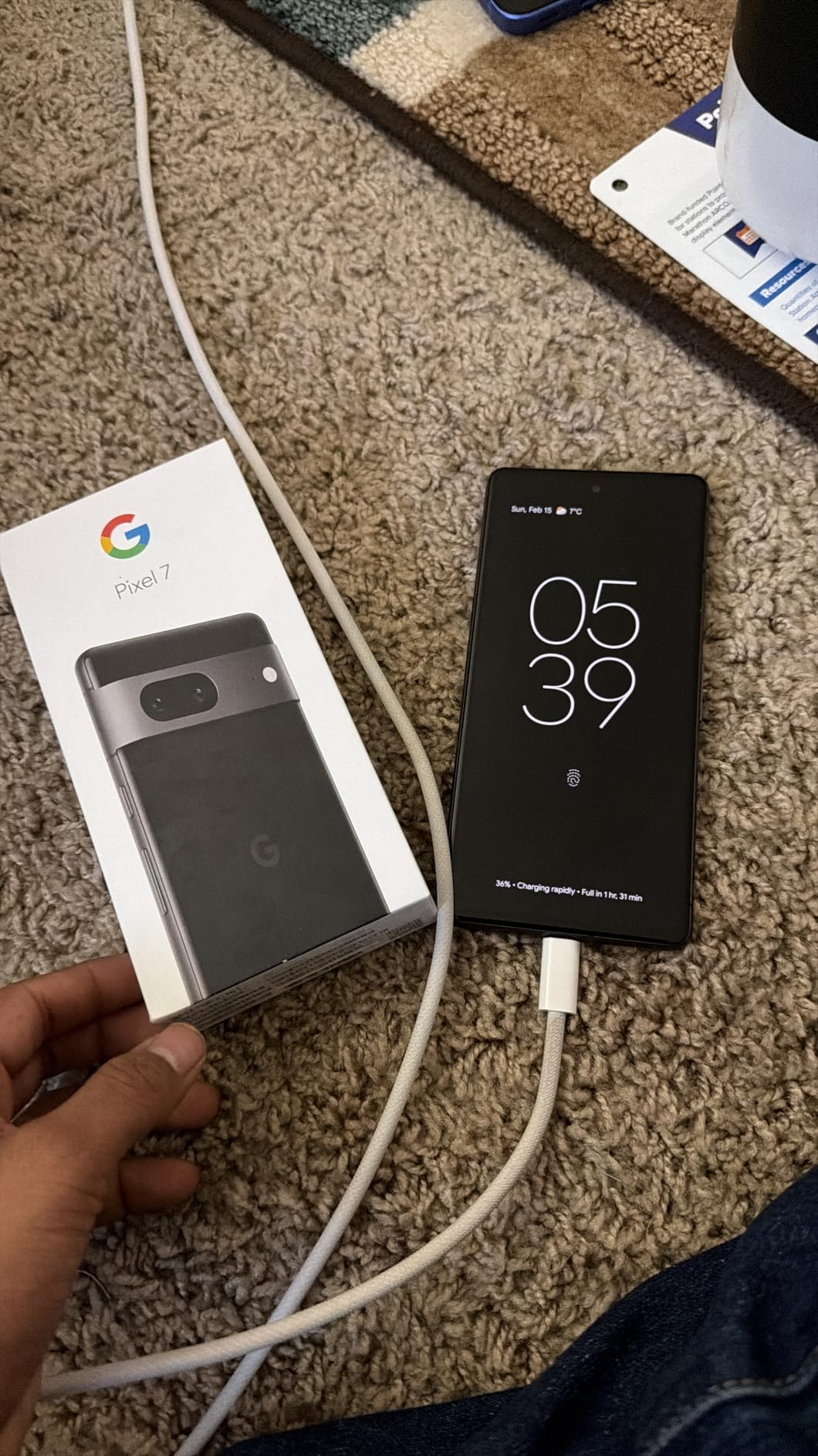Pixel 7 128GB 5G Smartphone - Unlocked for All Carriers - US Version - (Obsidian) customer photo 2