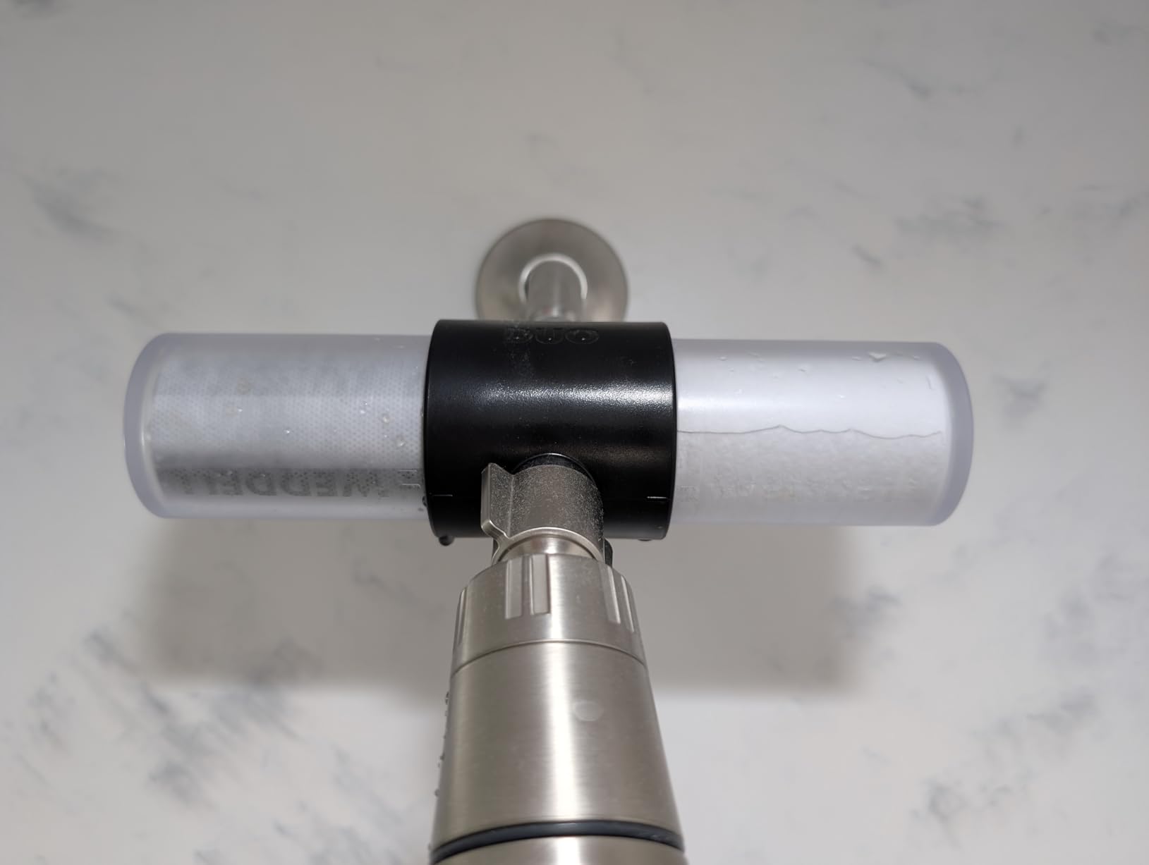 Weddell Duo Shower Filter - NSF Certified for Chlorine Reduction, Lead-Free, Award-Winning (Black) customer photo 2