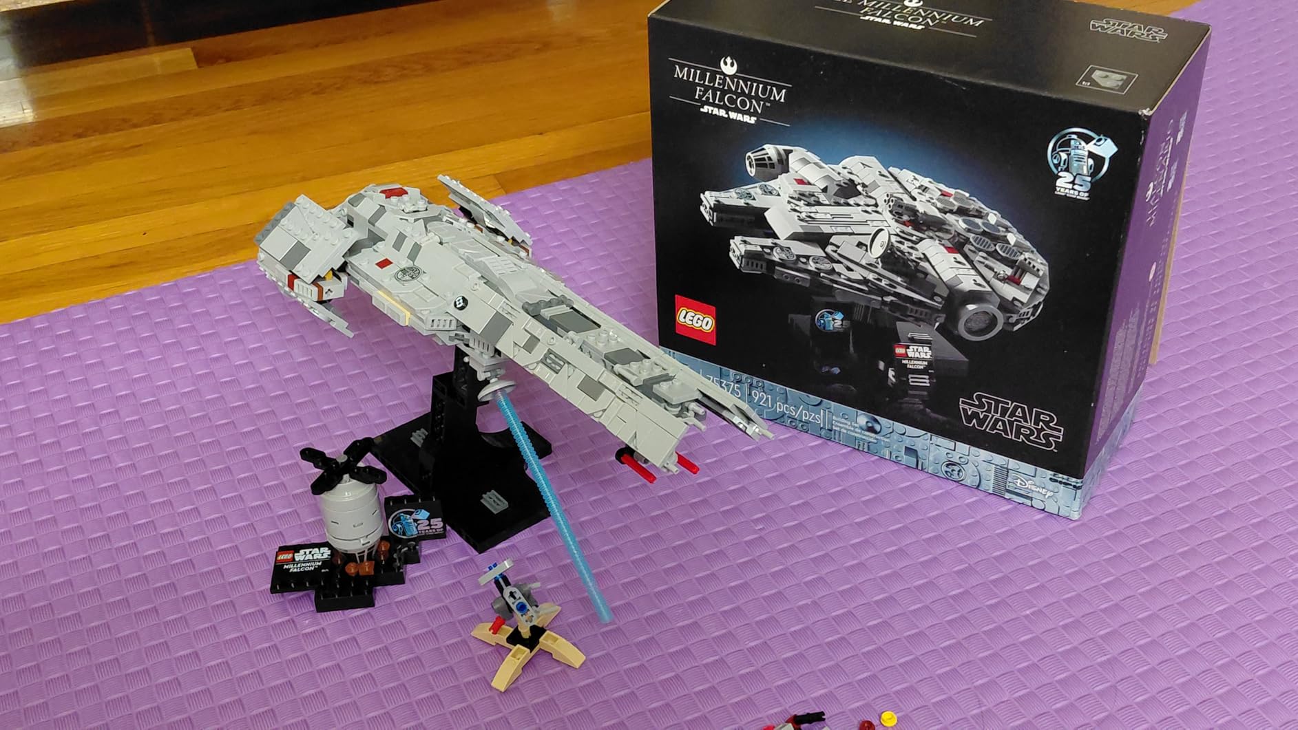 LEGO Star Wars Millennium Falcon 25th Anniversary Collectible Building Set for Adults, Ages 18+ - 75375 customer photo 1