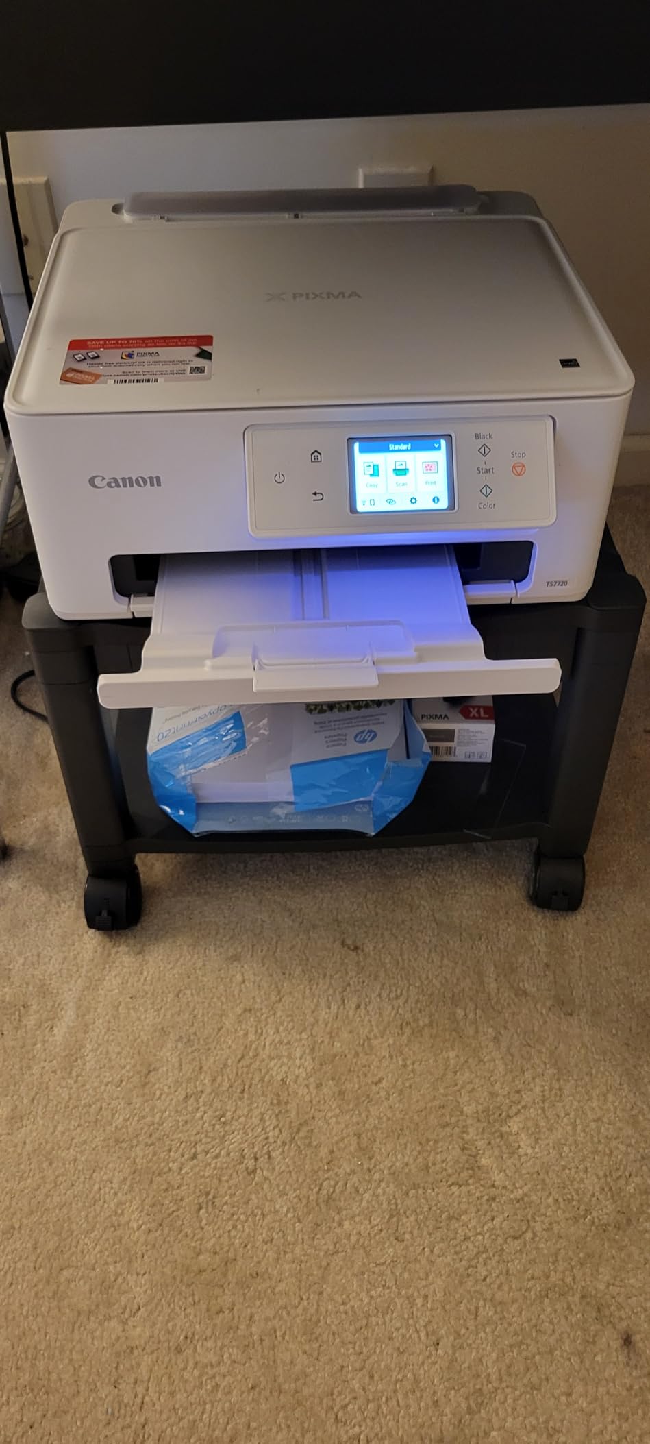 Canon PIXMA TS7720 Wireless All-in-One Color Inkjet Printer - Print, Copy, Scan customer photo 1