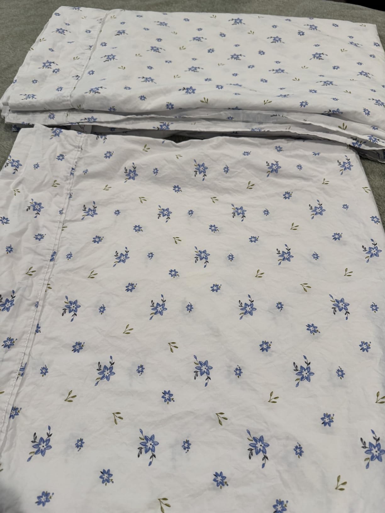 RUVANTI 100% Cotton Percale Sheets Queen Size - Crisp Cooling Bed Sheets for Hot Sleepers, Deep Pocket 16