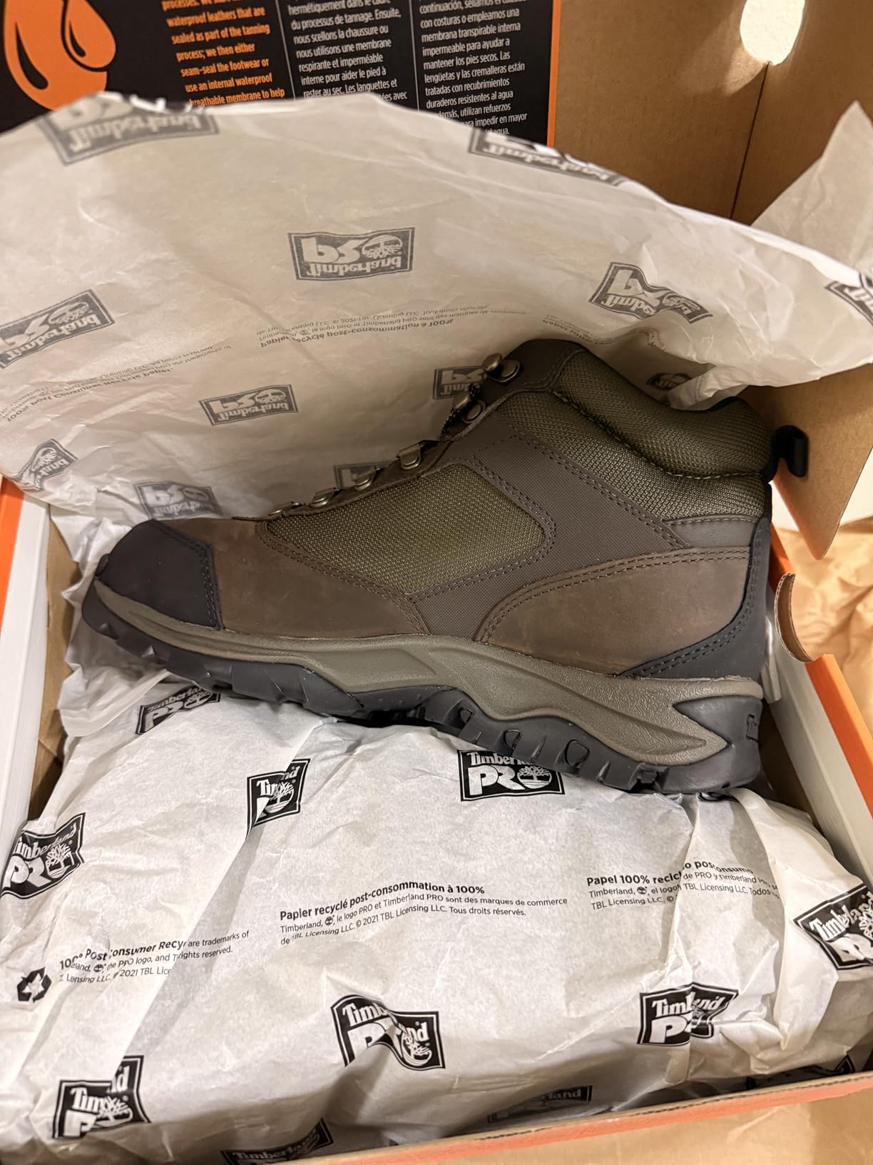 Timberland PRO Men's Keele Ridge Steel Safety Toe Waterproof Industrial Hiking Boot customer photo 1