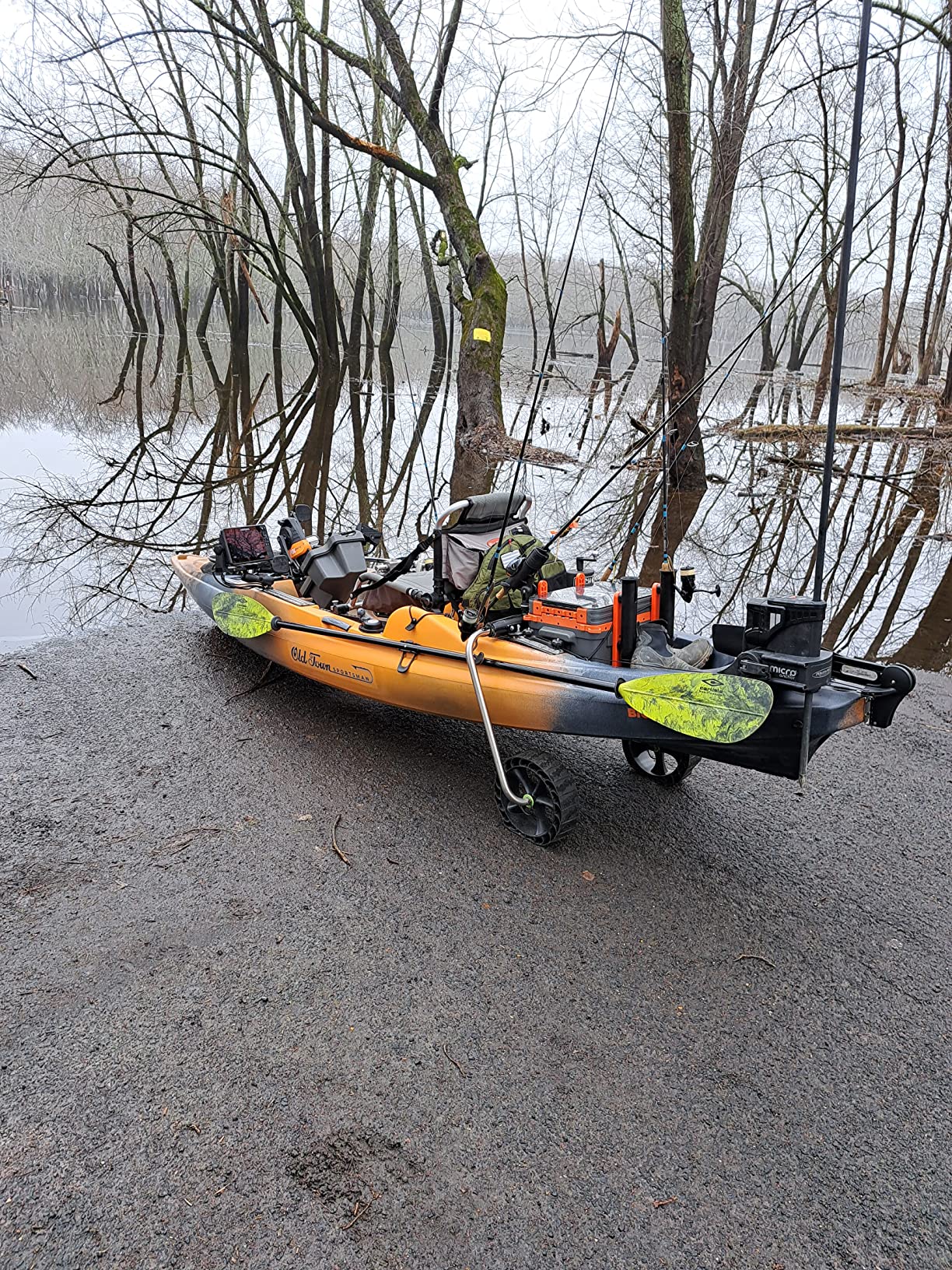 Old Town Sportsman BigWater PDL 132 Solo Sit-on-Top Fishing Pedal Kayak, 13 ft 2.04 in customer photo 2