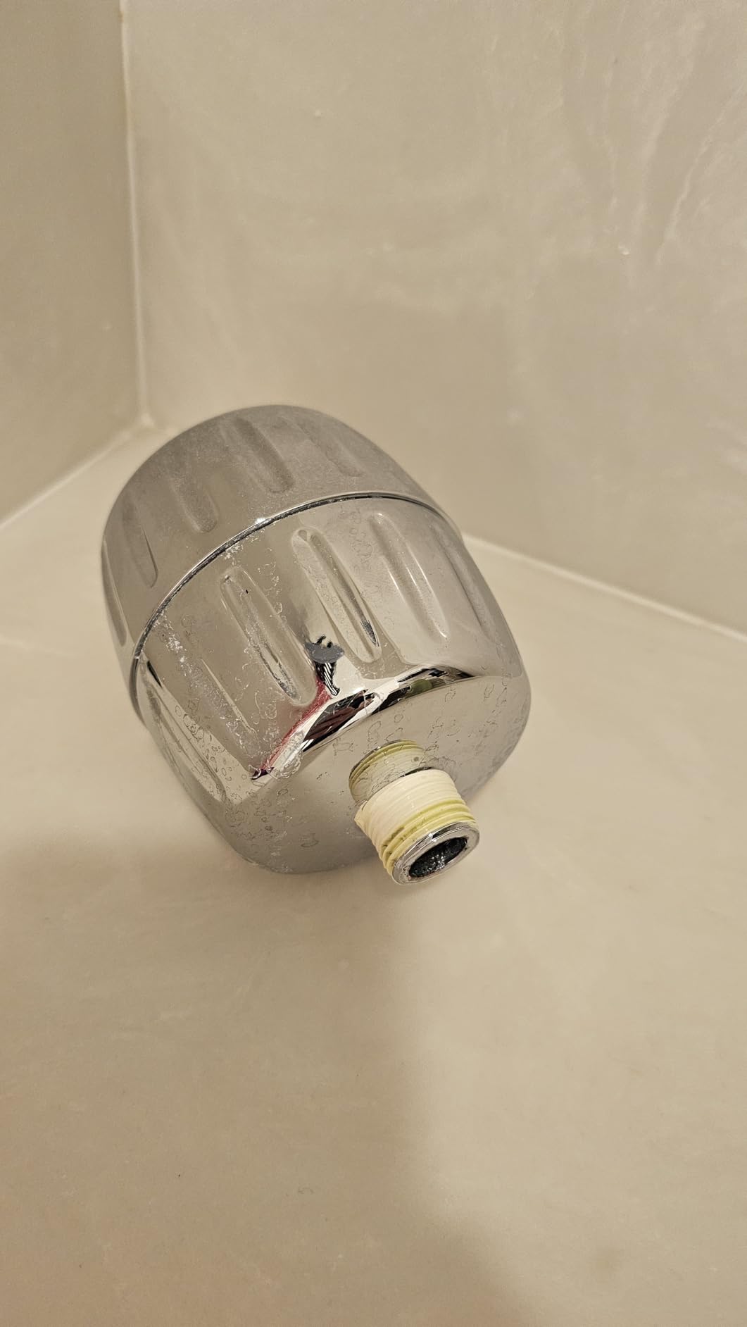 HammerHead Showers Solid Metal Shower Head Filter - KDF 55, Universal, Removes Chlorine and Heavy Metals (Chrome) customer photo 1